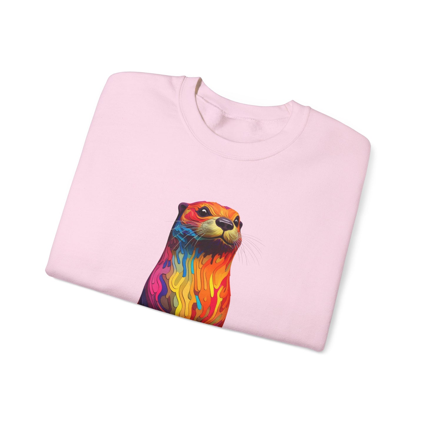 Colorful Otter Crewneck Sweatshirt