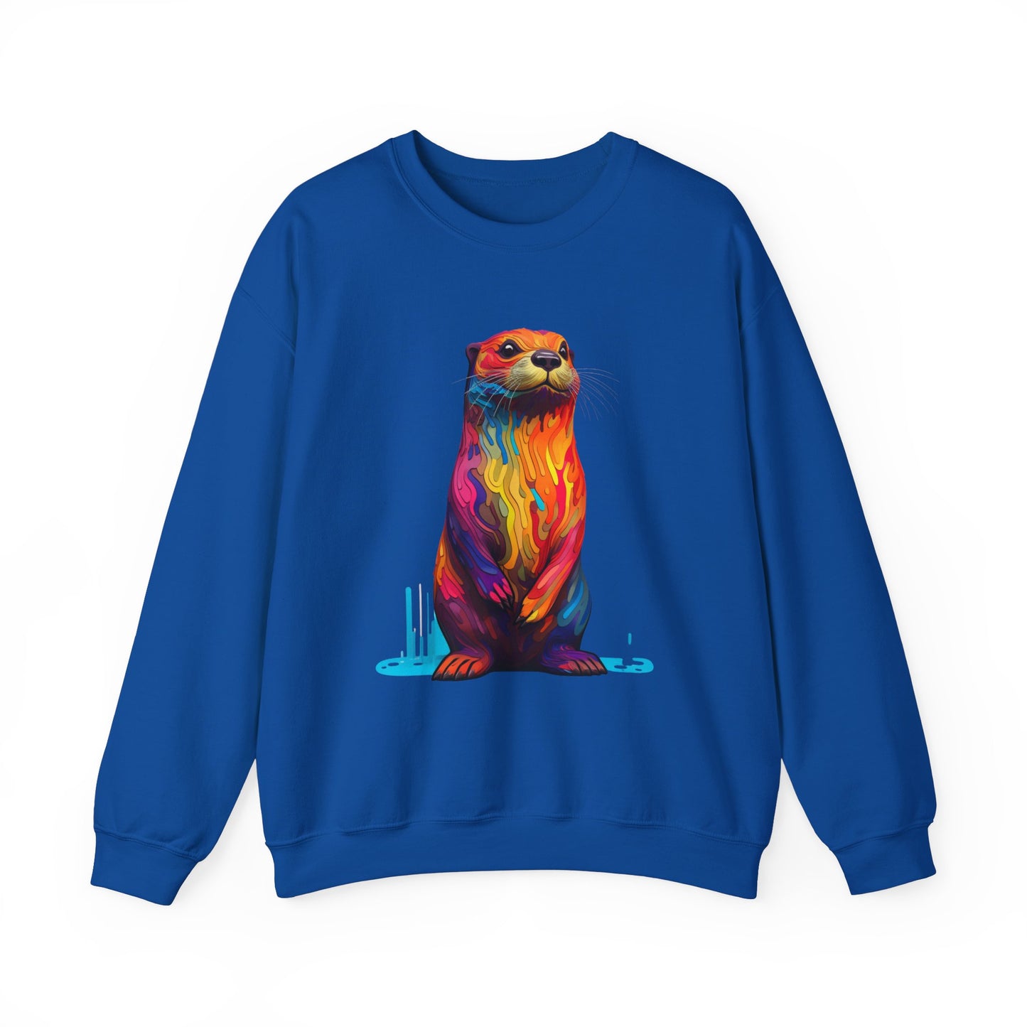 Colorful Otter Crewneck Sweatshirt