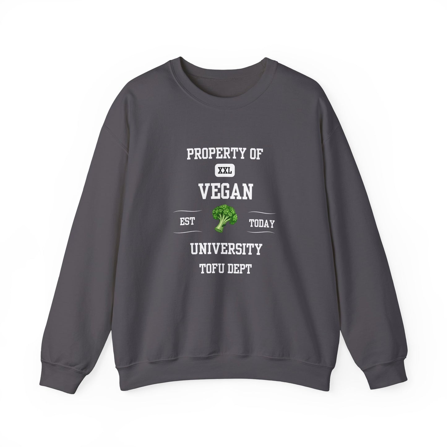 Property of Vegan University Crewneck Sweatshirt