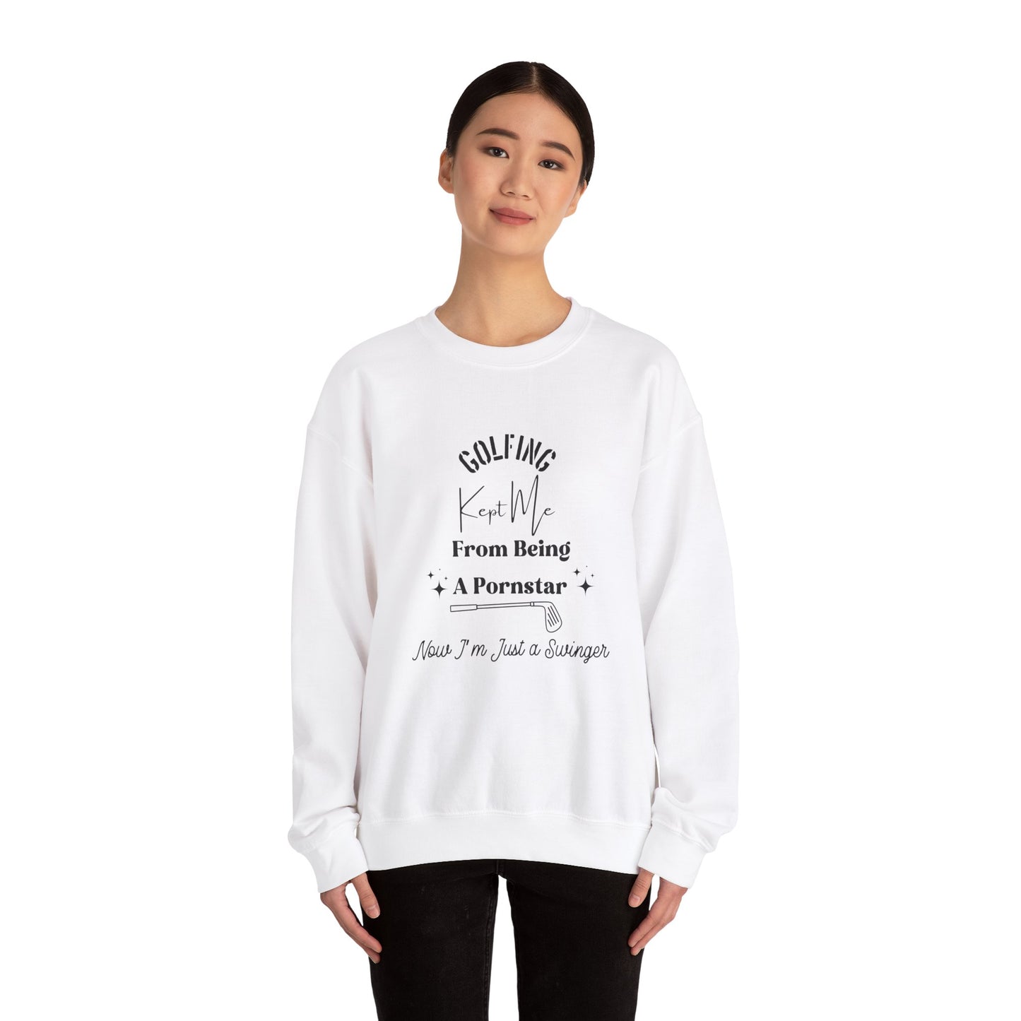 Golfing Pornstar Crewneck Sweatshirt