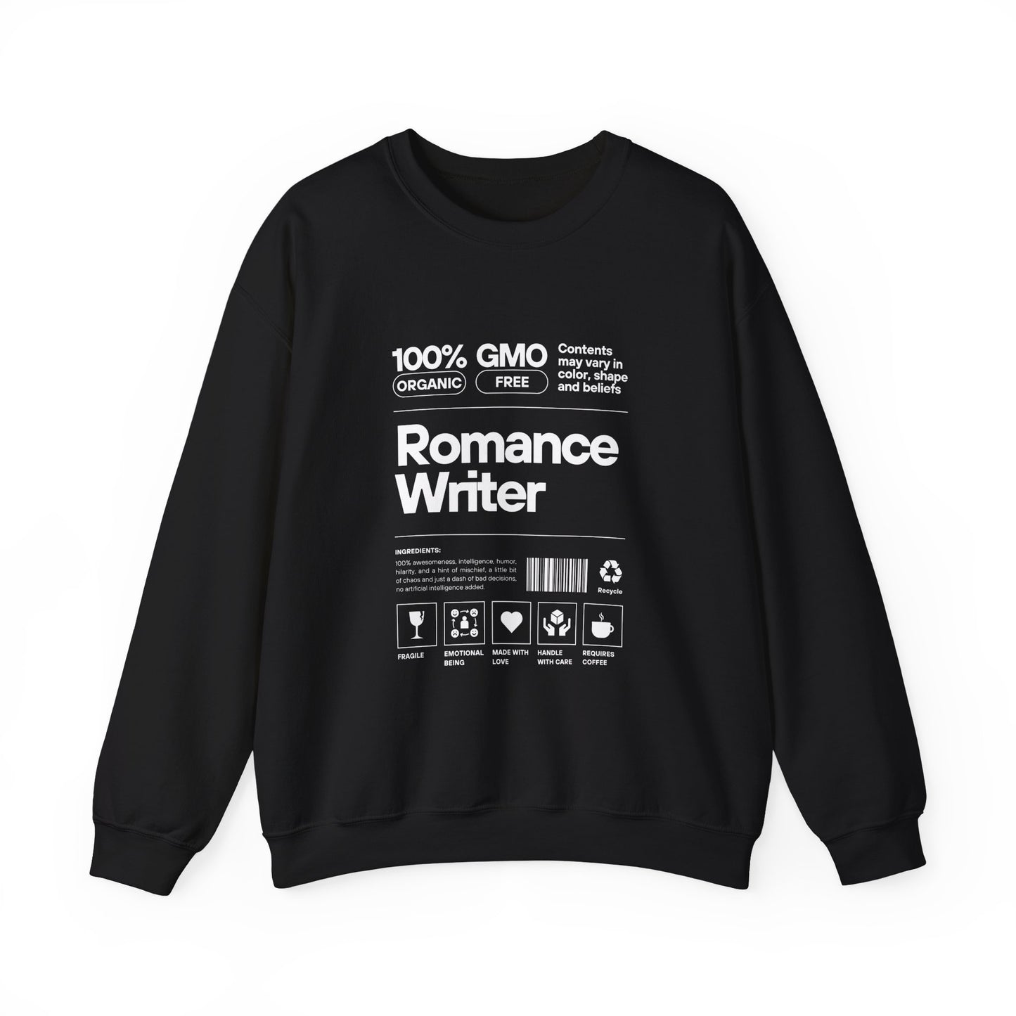 Romance Writer Crewneck Sweatshirt