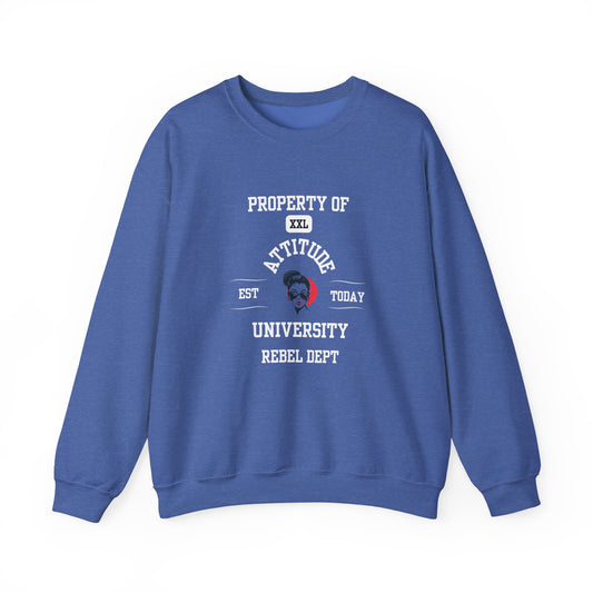 Property of Attitude University Crewneck Sweatshirt
