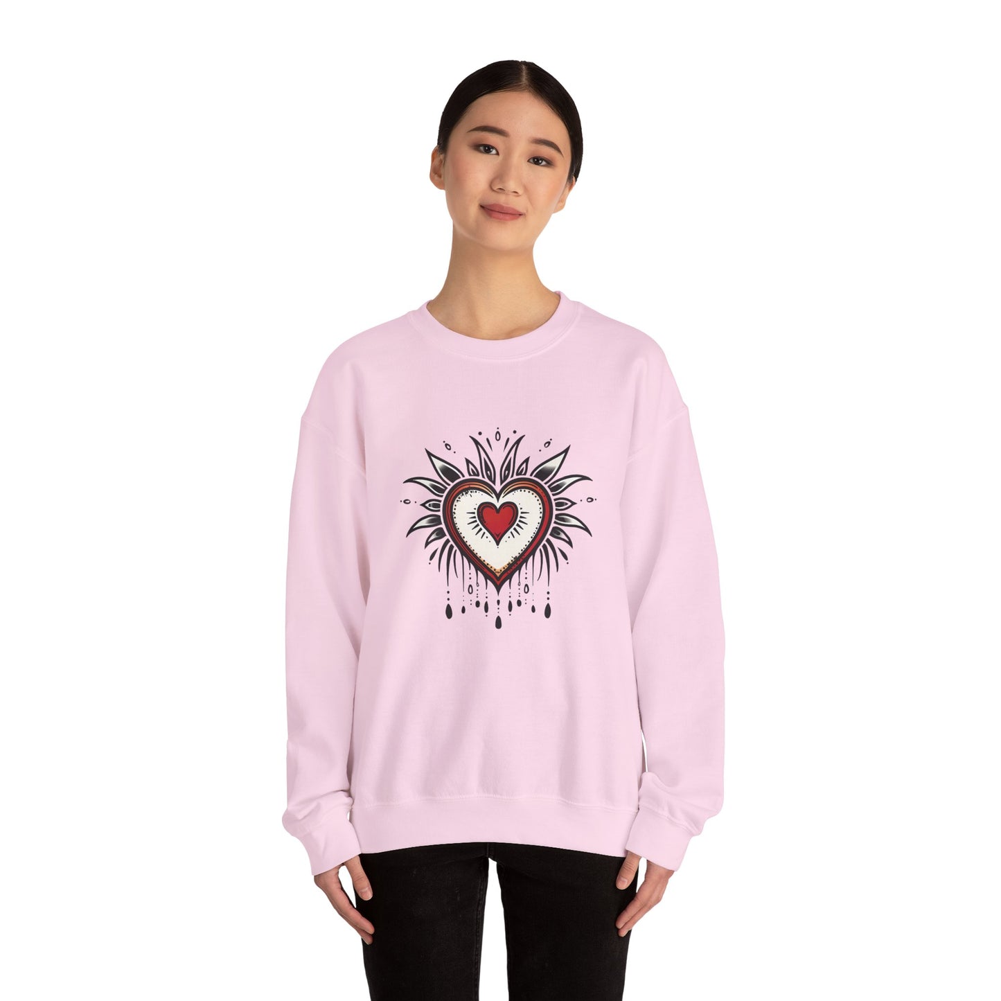 Tattoo Heart Crewneck Sweatshirt