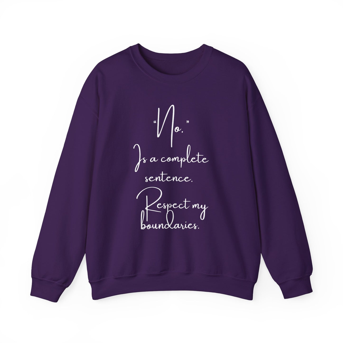 Respect My Boundaries Crewneck Sweatshirt