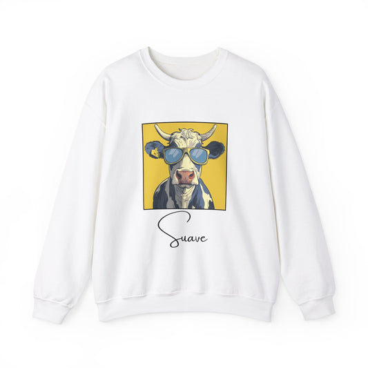 Suave Cow Crewneck Sweatshirt