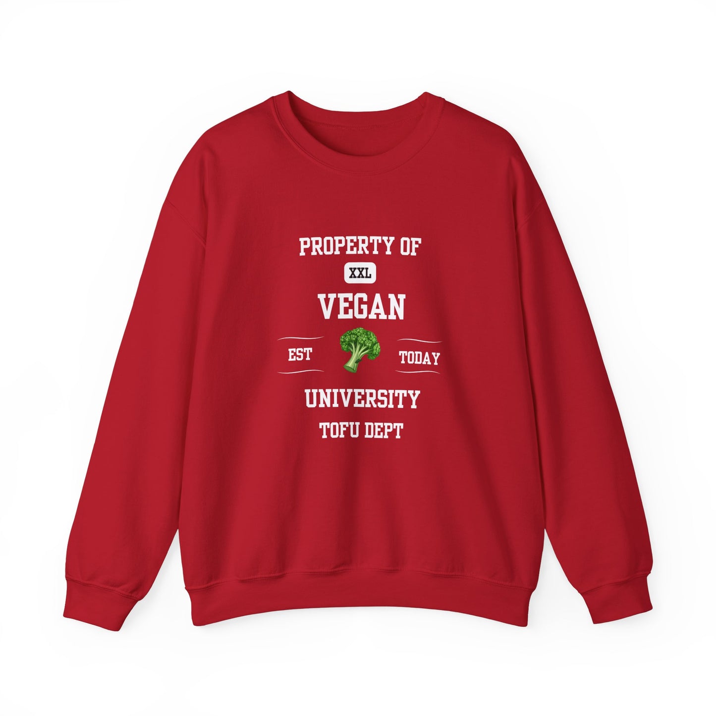 Property of Vegan University Crewneck Sweatshirt