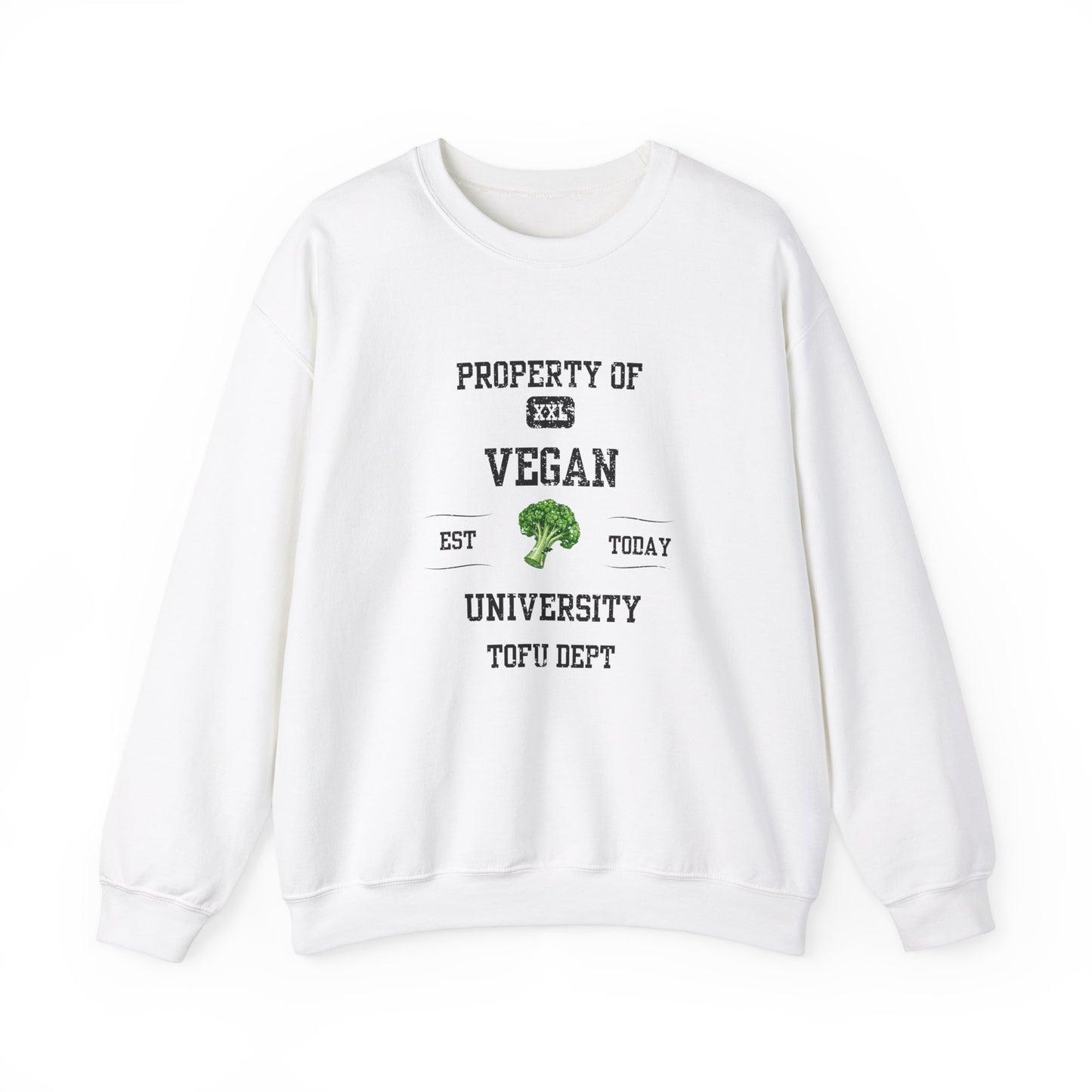 Property of Vegan University Crewneck Sweatshirt