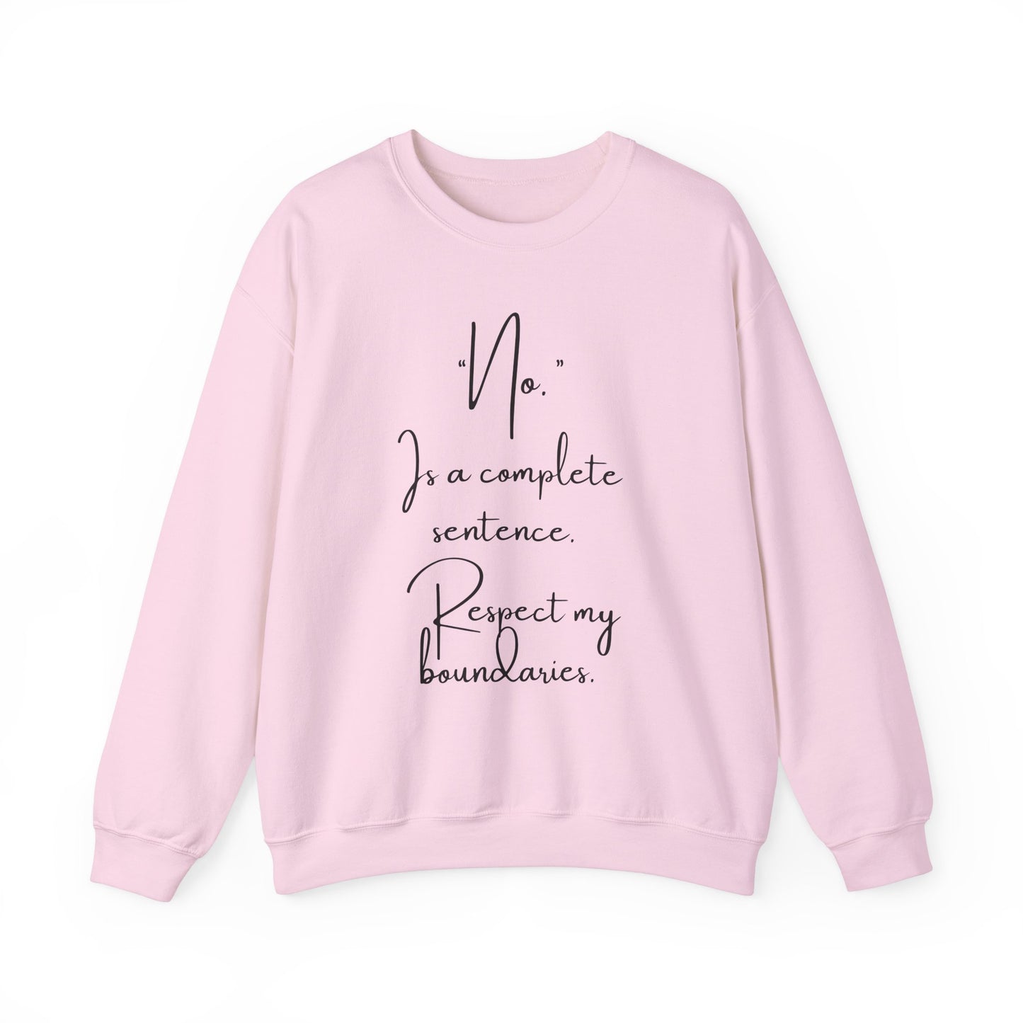Respect My Boundaries Crewneck Sweatshirt