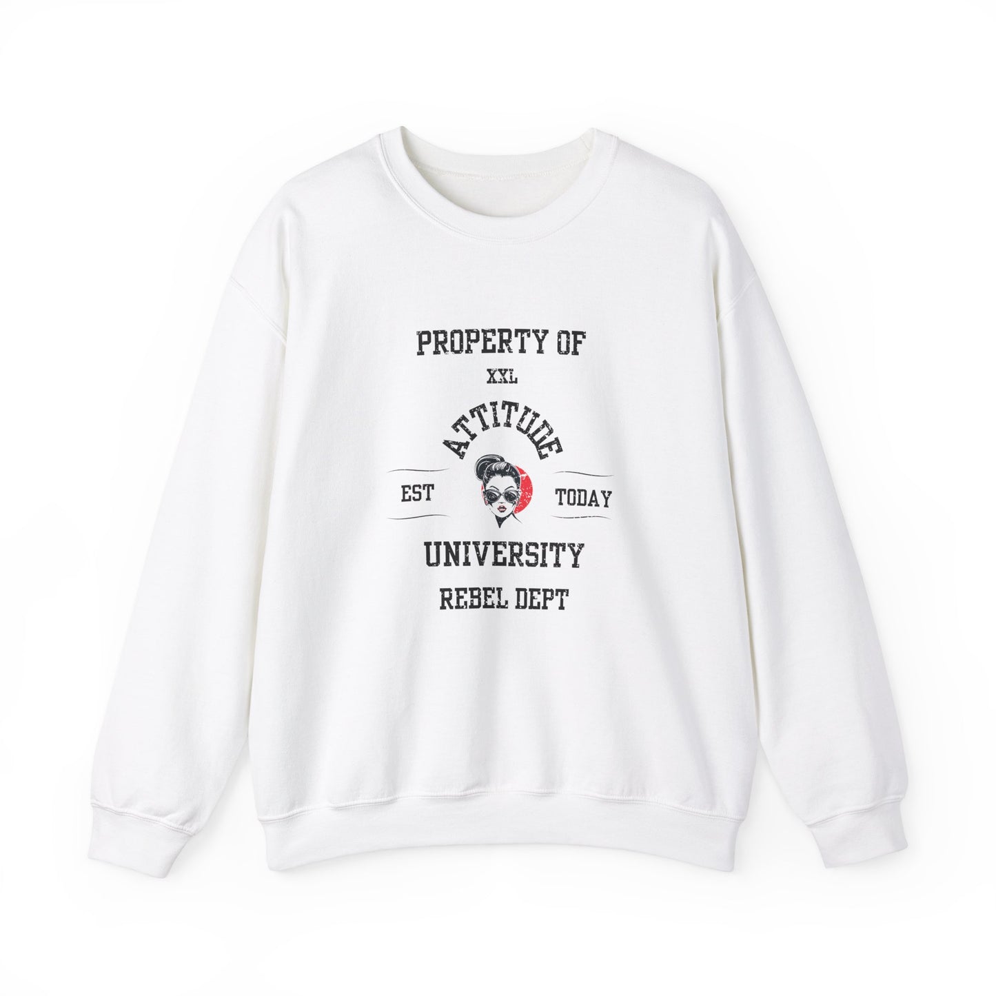 Property of Attitude University Crewneck Sweatshirt