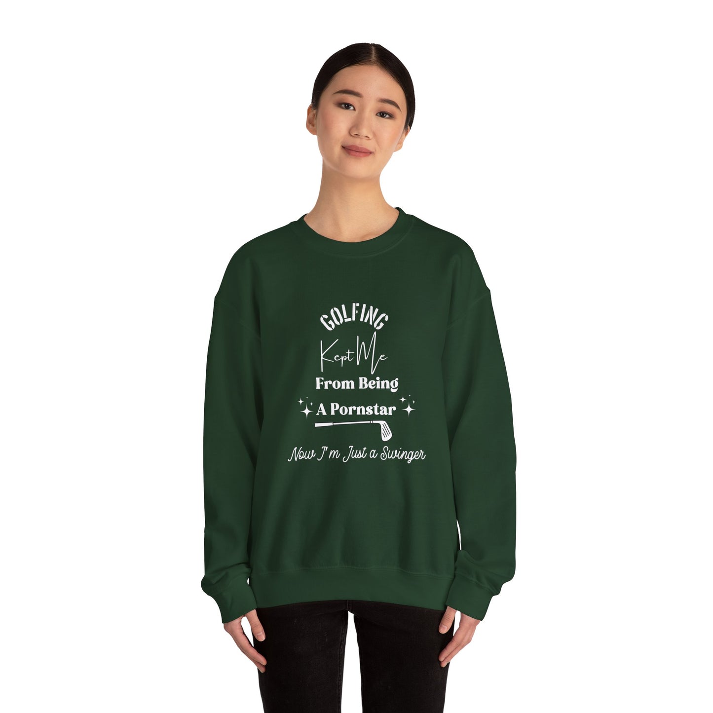 Golfing Pornstar Crewneck Sweatshirt