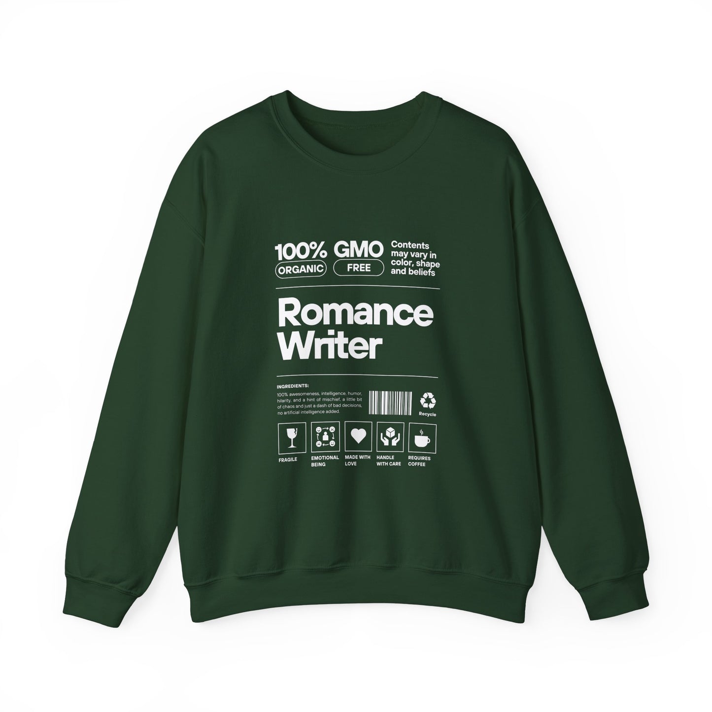 Romance Writer Crewneck Sweatshirt