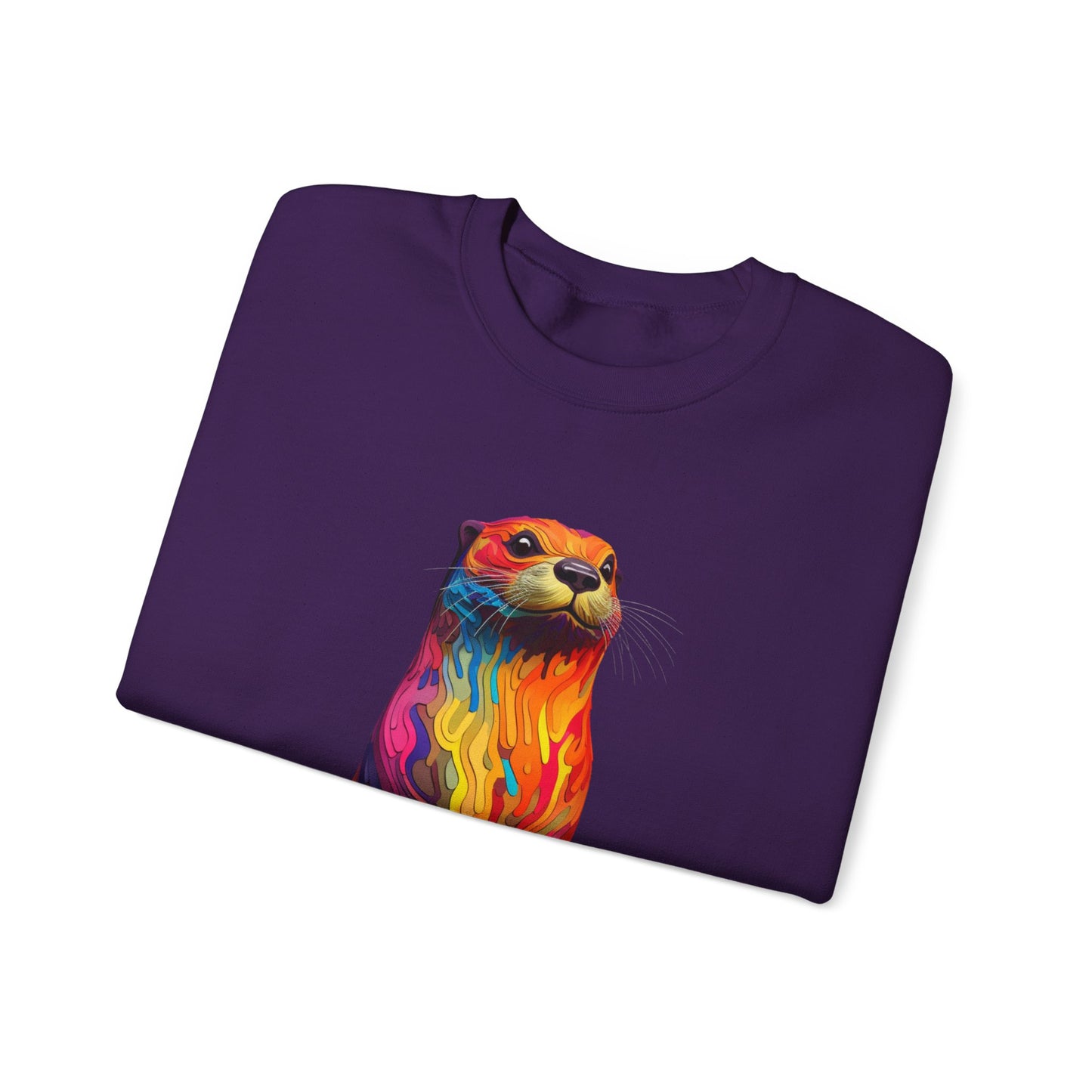 Colorful Otter Crewneck Sweatshirt