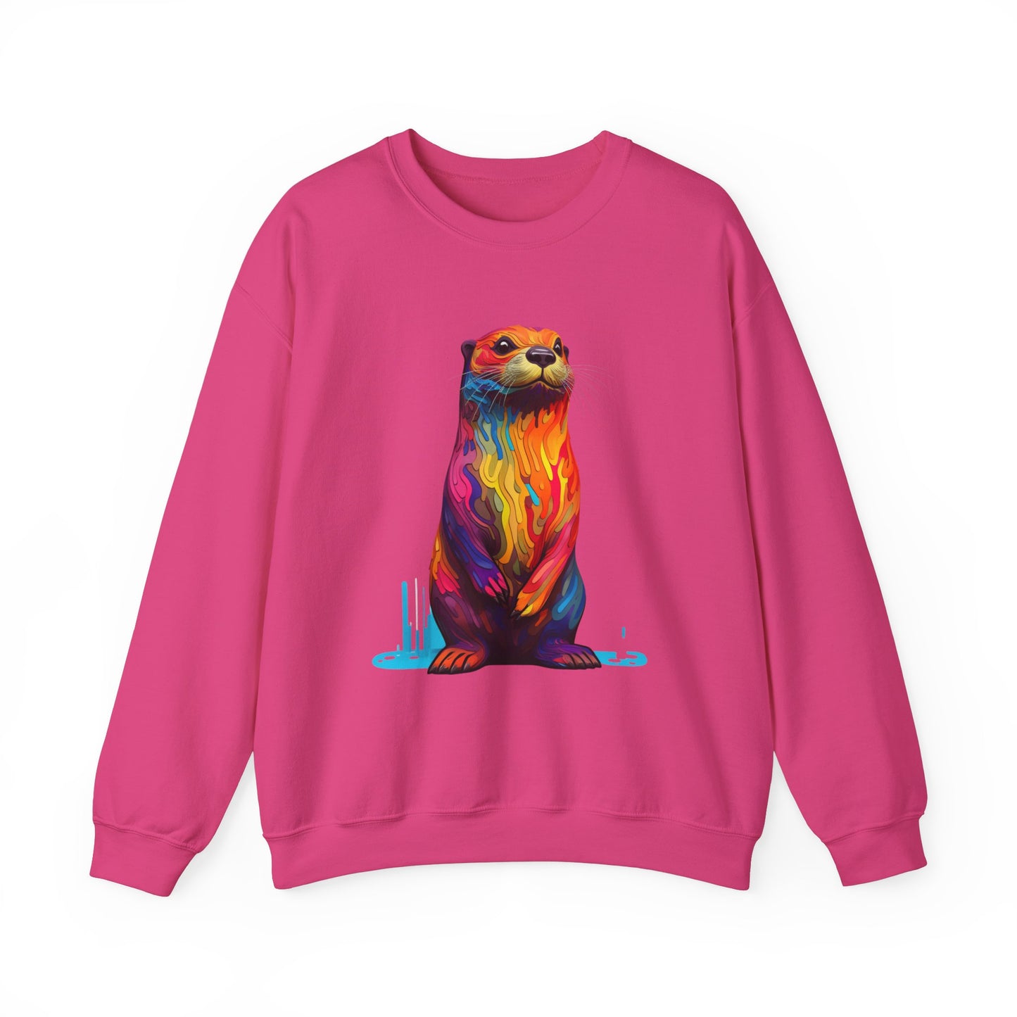 Colorful Otter Crewneck Sweatshirt