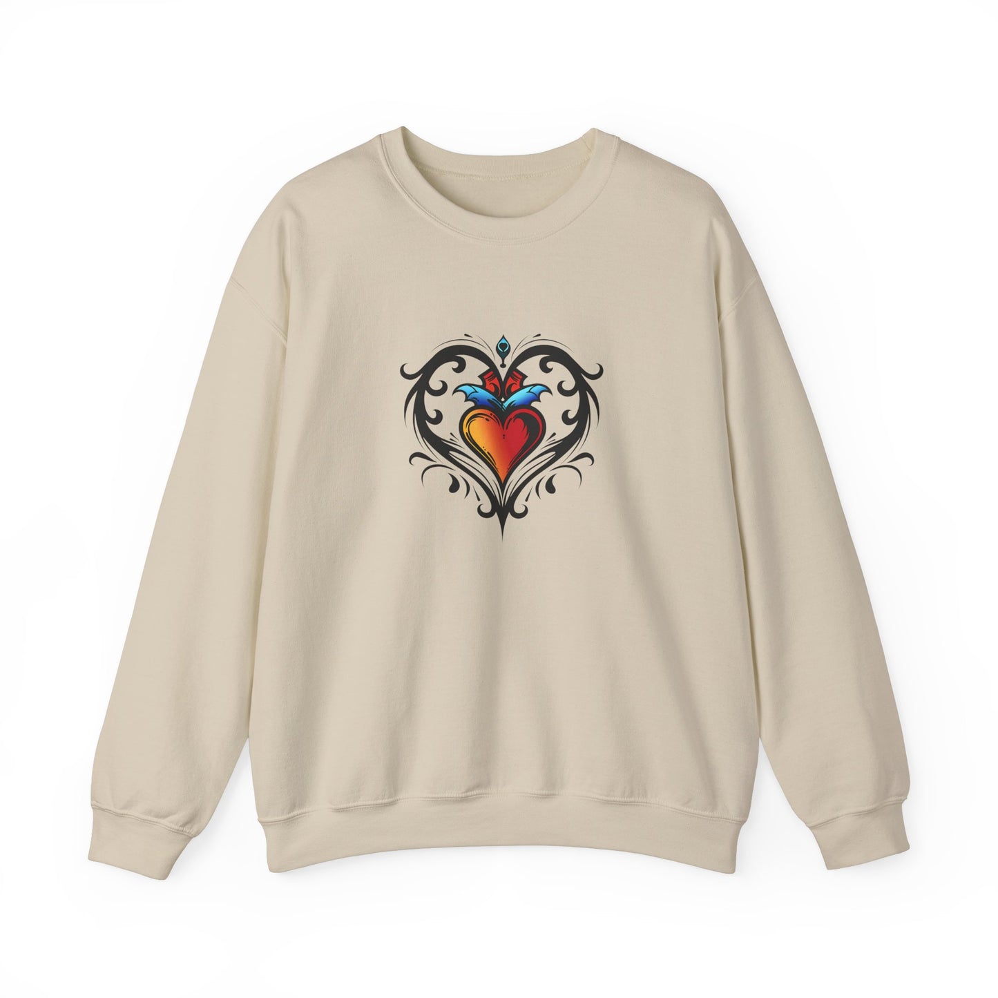 Tattoo Heart Crewneck Sweatshirt