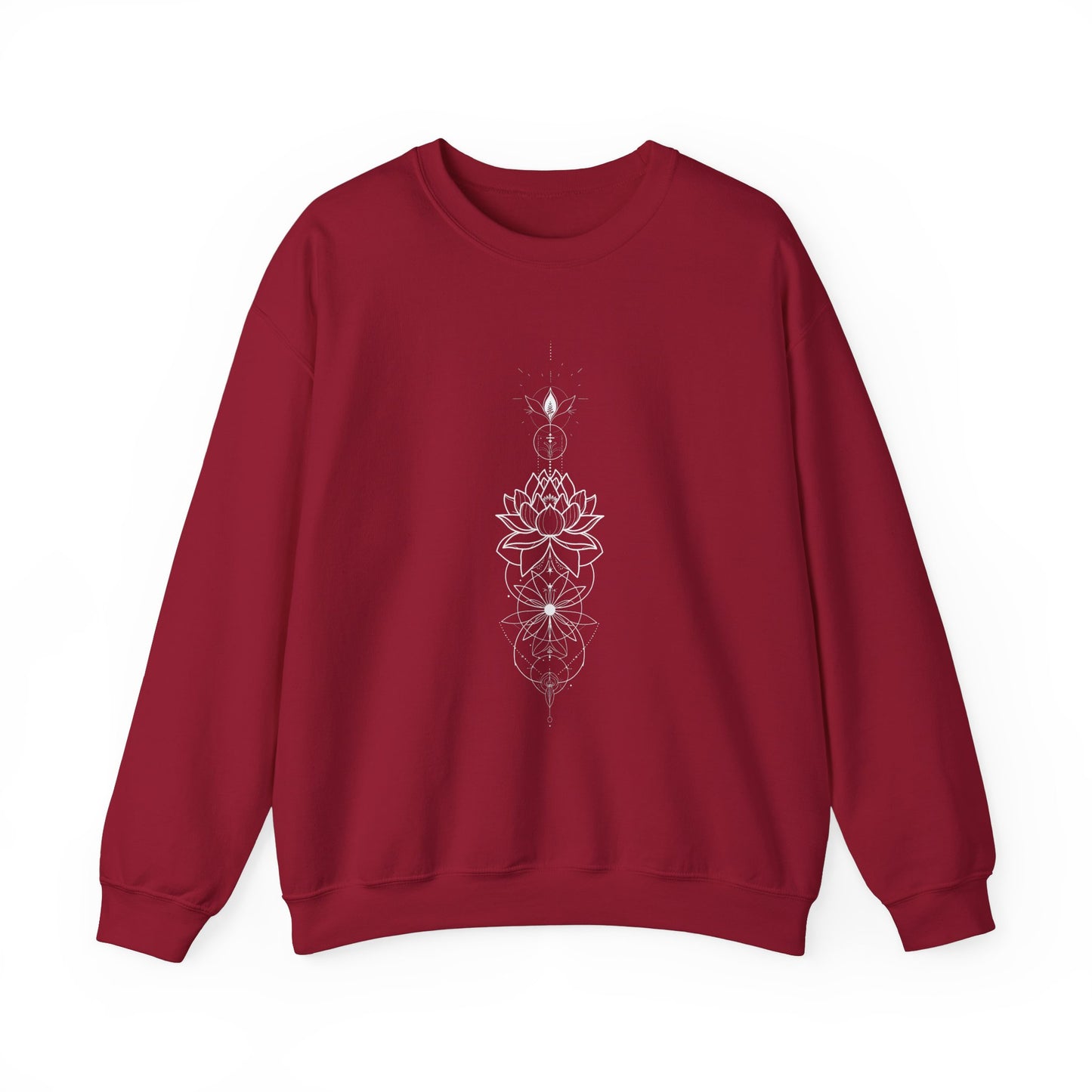 Unalome Lotus Crewneck Sweatshirt