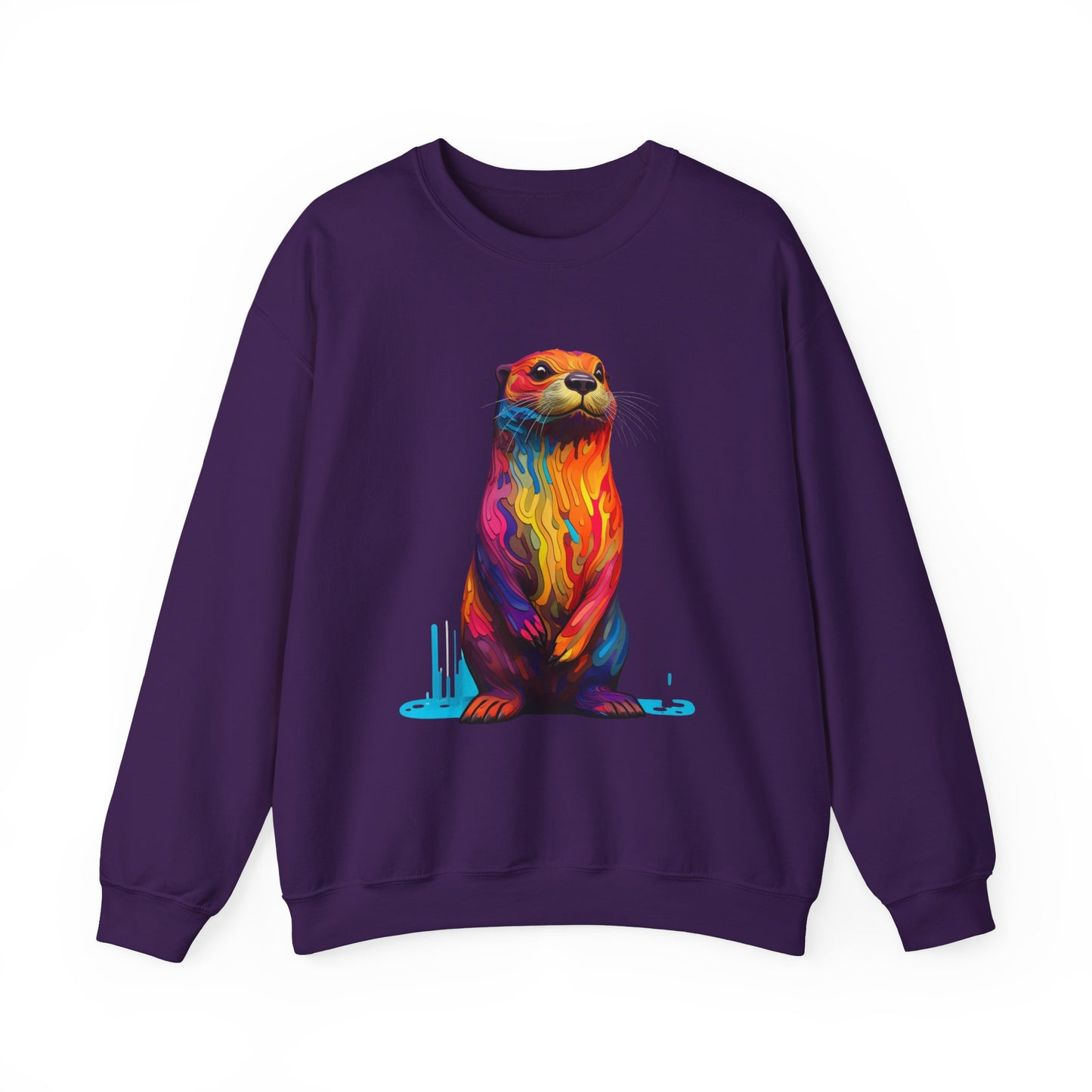 Colorful Otter Crewneck Sweatshirt