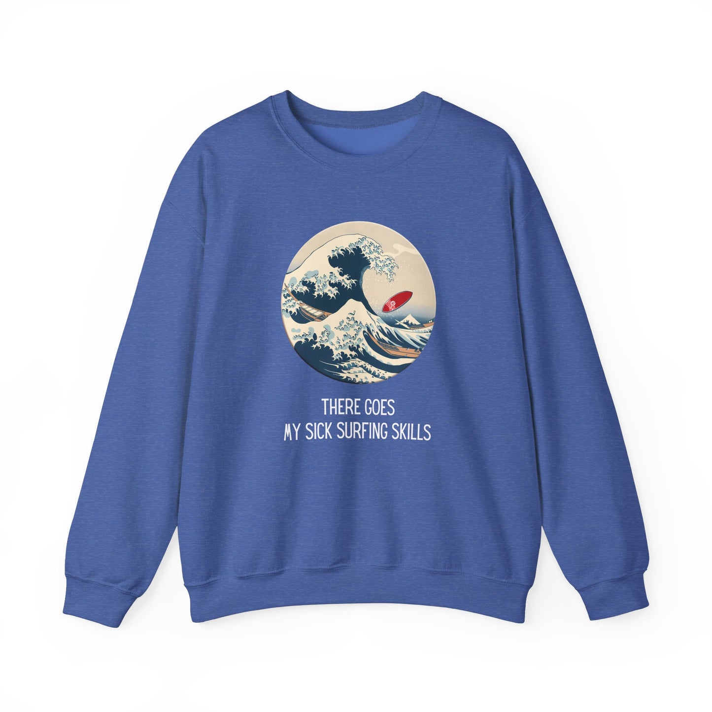 Sick Surfing Skills Crewneck Sweatshirt