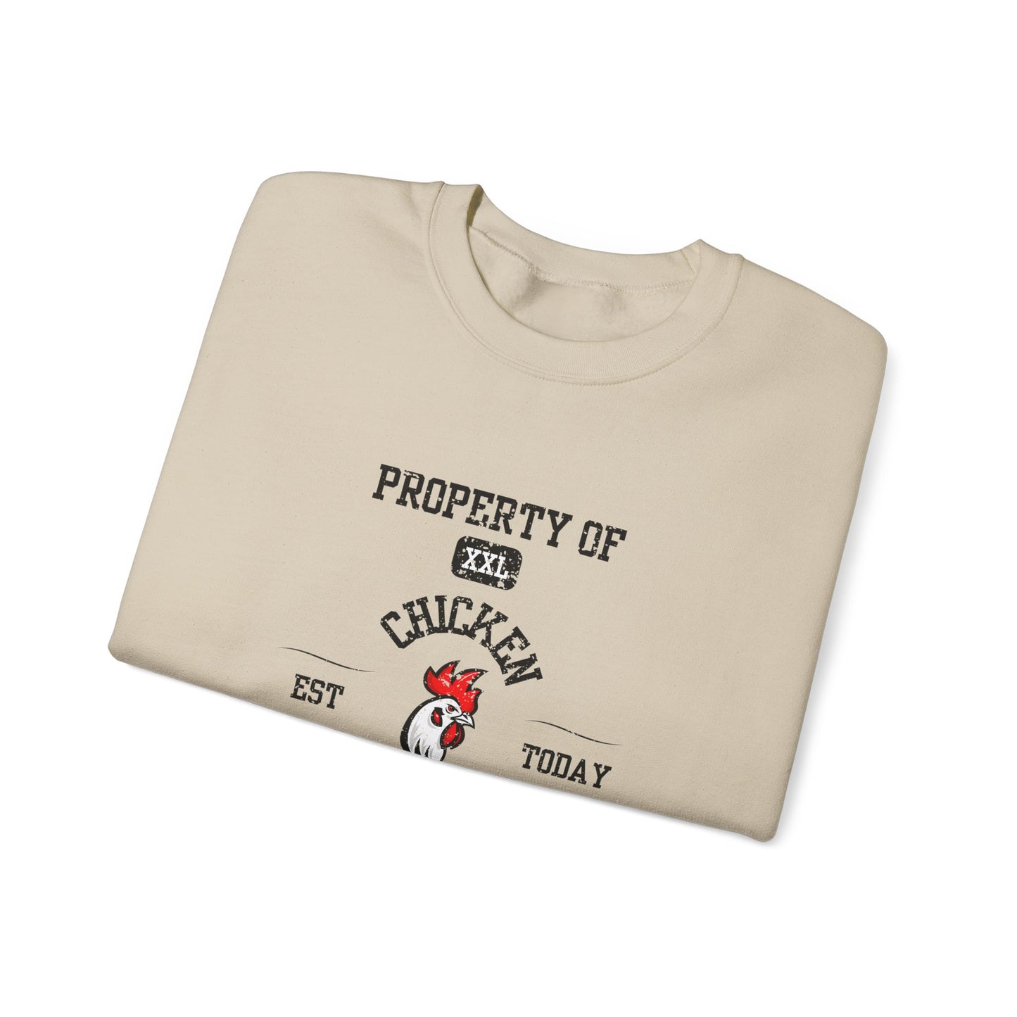 Property of Chicken University Crewneck Sweatshirt