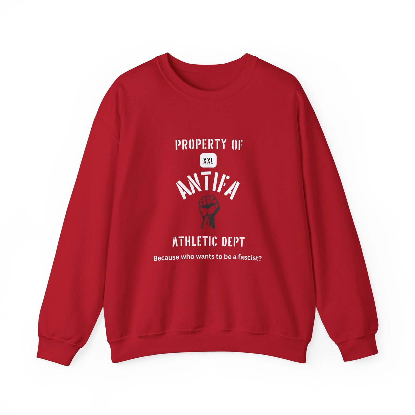 Property of Antifa University Crewneck Sweatshirt