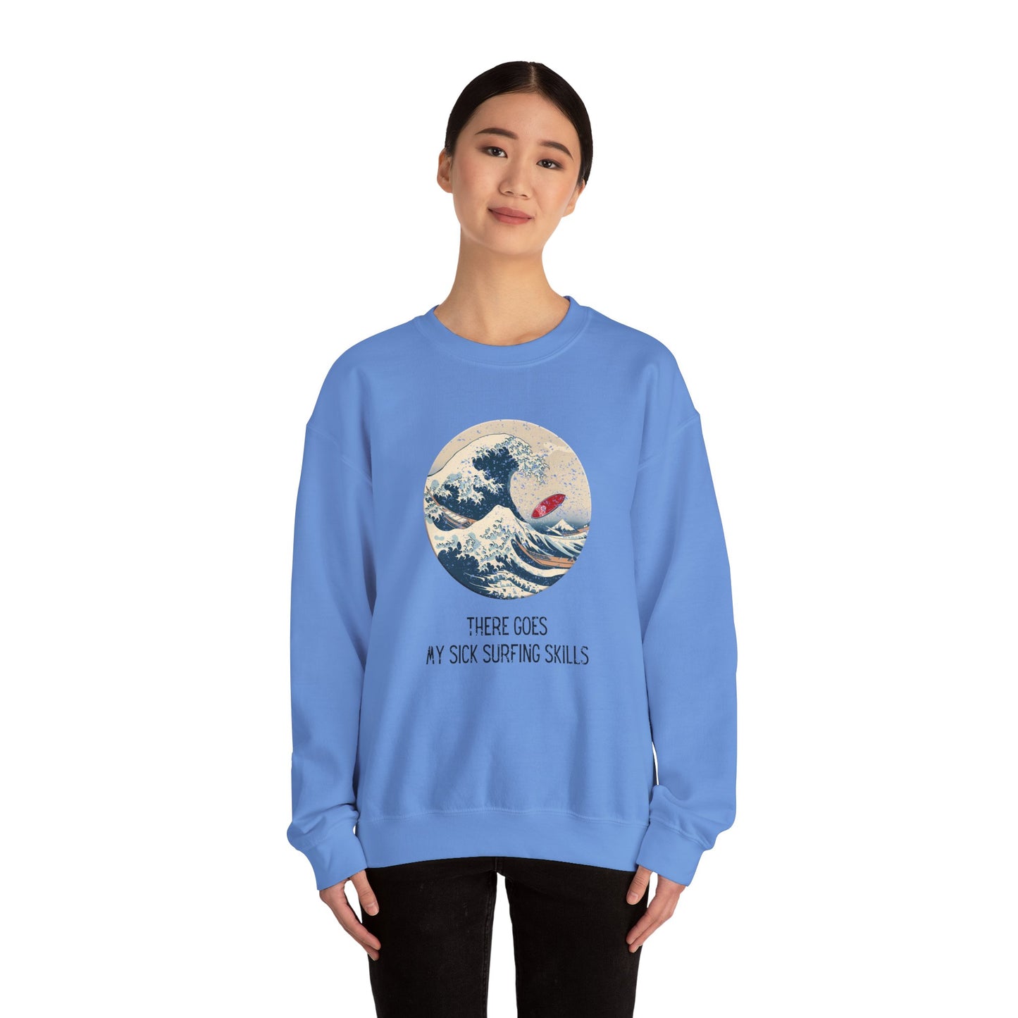 Sick Surfing Skills Crewneck Sweatshirt