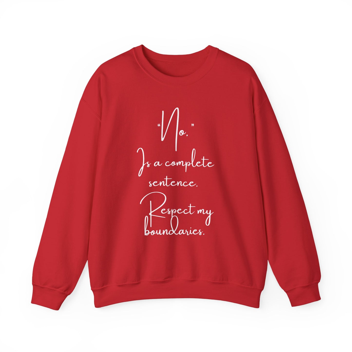 Respect My Boundaries Crewneck Sweatshirt