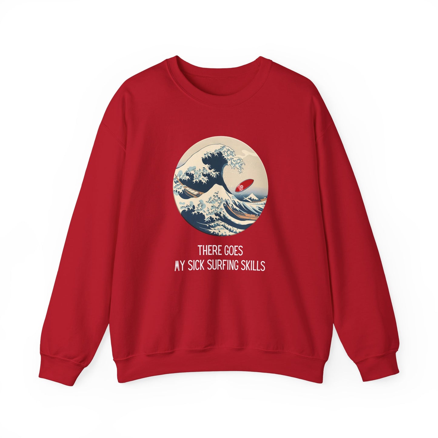 Sick Surfing Skills Crewneck Sweatshirt