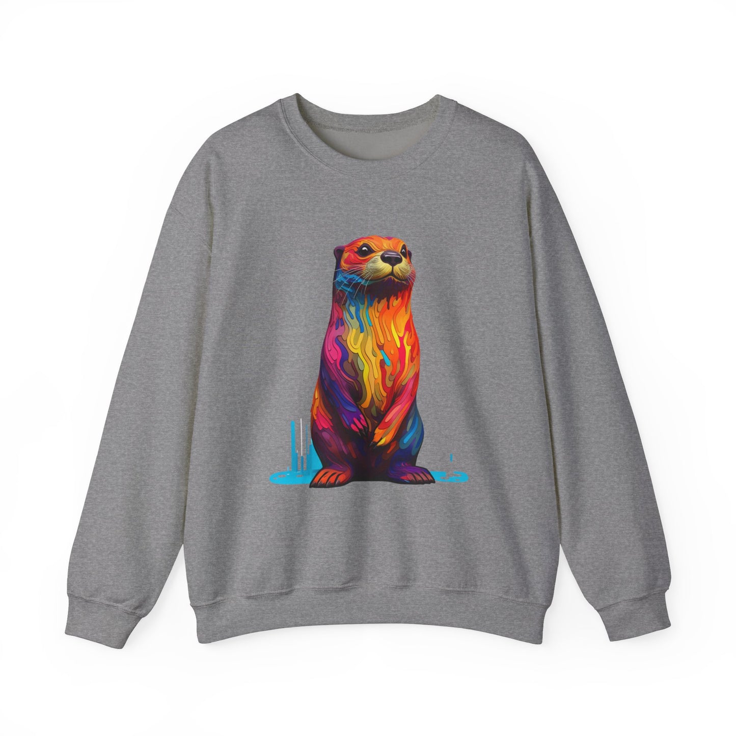 Colorful Otter Crewneck Sweatshirt