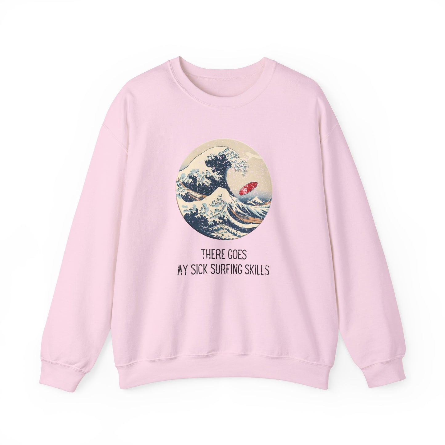 Sick Surfing Skills Crewneck Sweatshirt