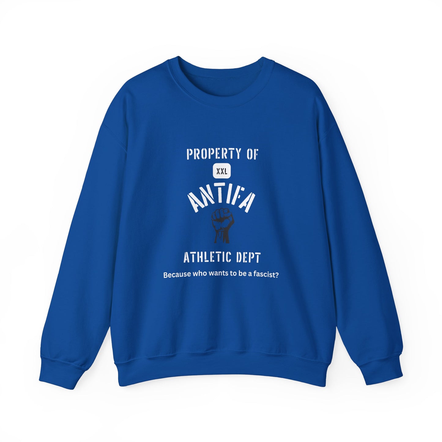 Property of Antifa University Crewneck Sweatshirt