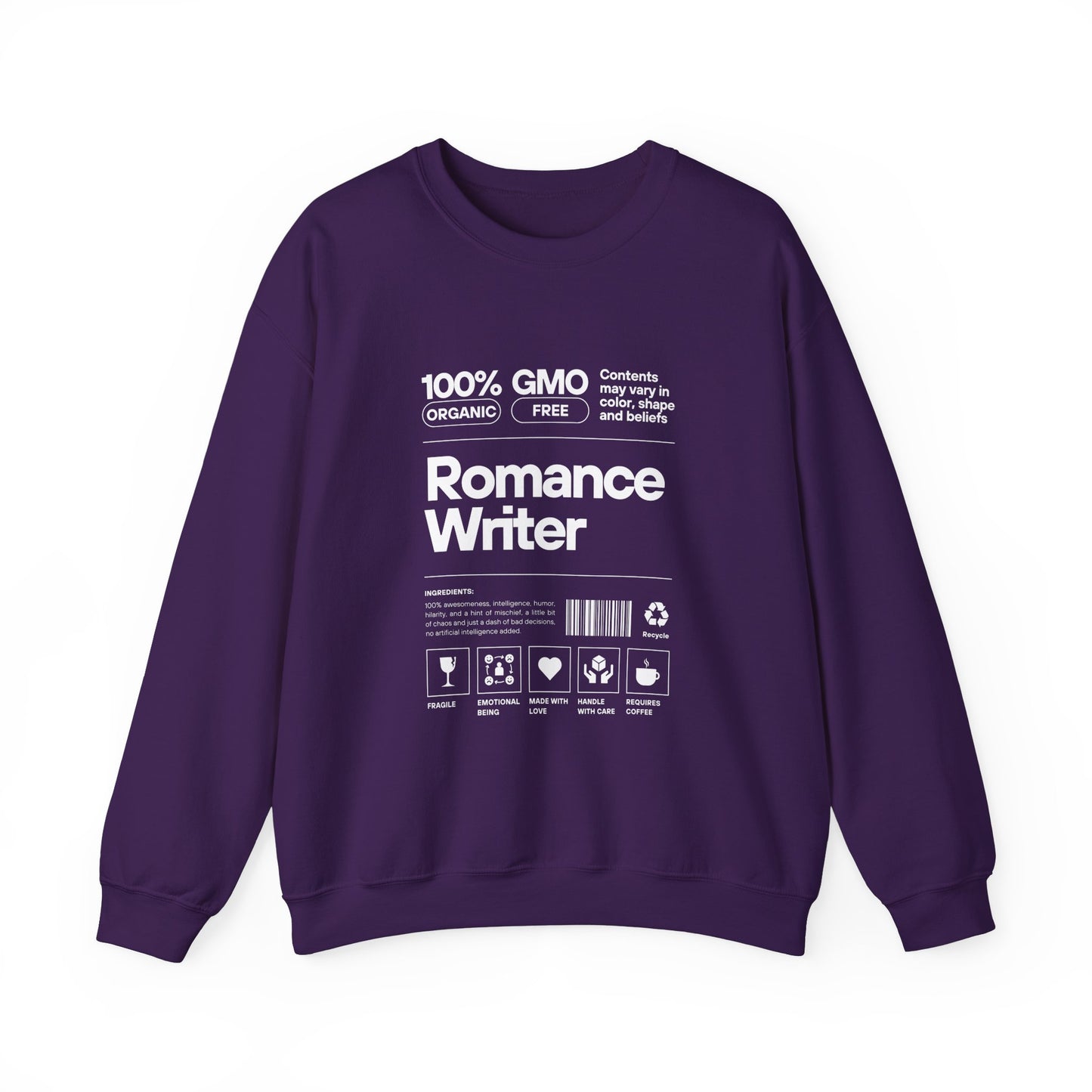 Romance Writer Crewneck Sweatshirt