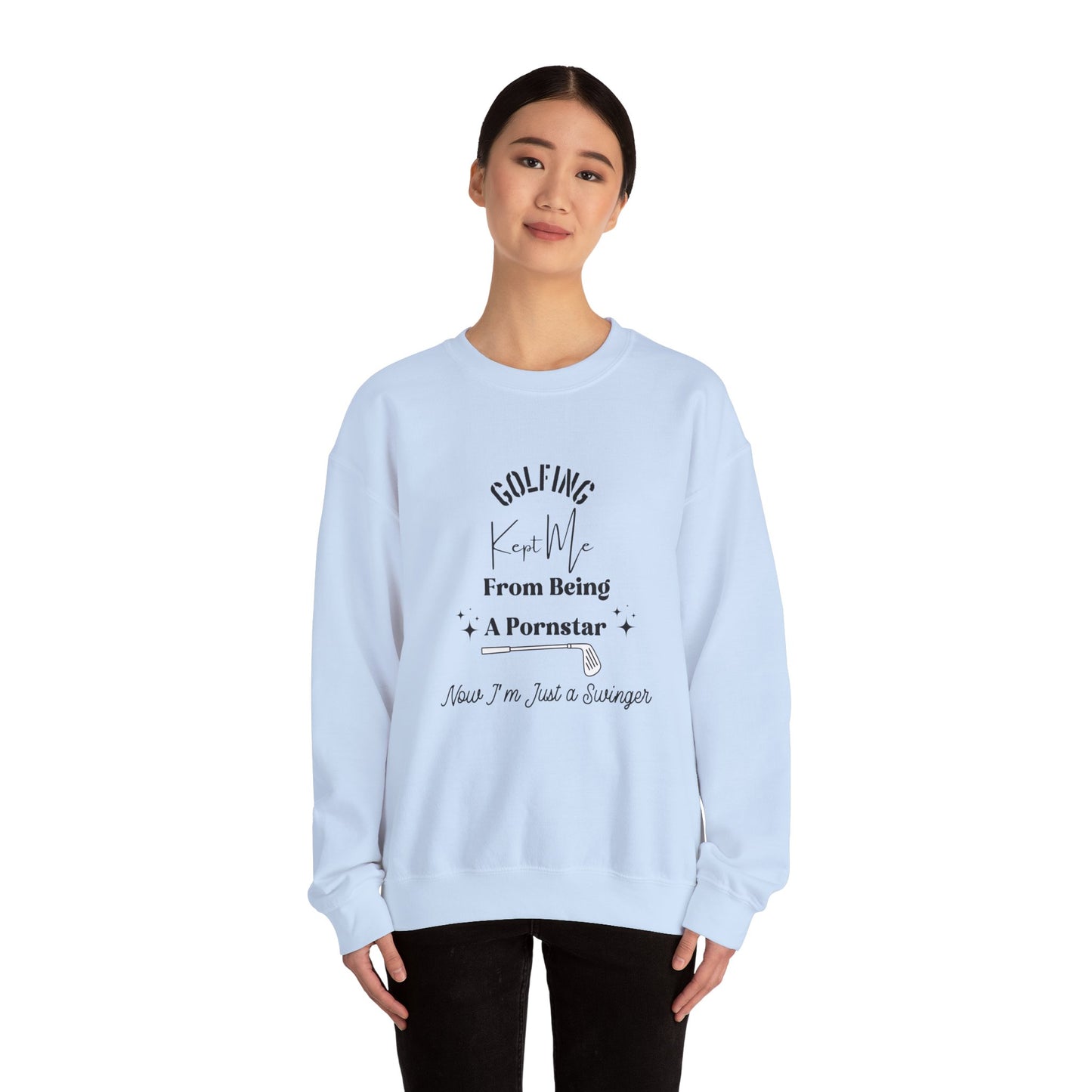 Golfing Pornstar Crewneck Sweatshirt