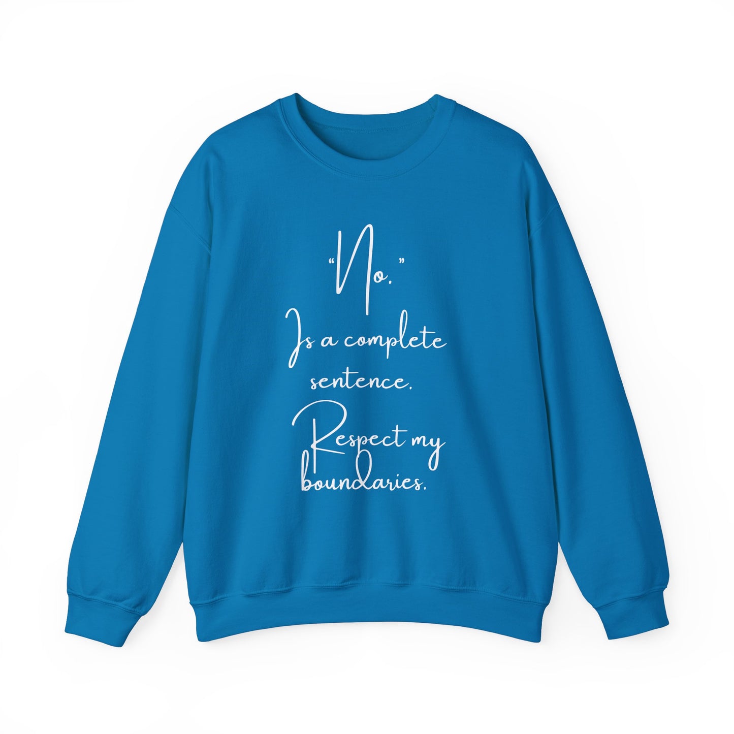 Respect My Boundaries Crewneck Sweatshirt