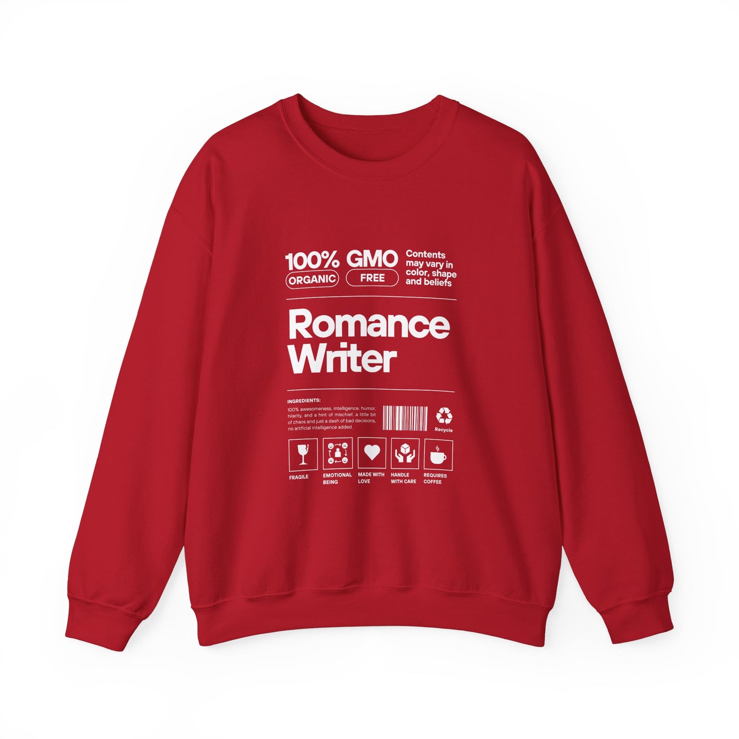 Romance Writer Crewneck Sweatshirt