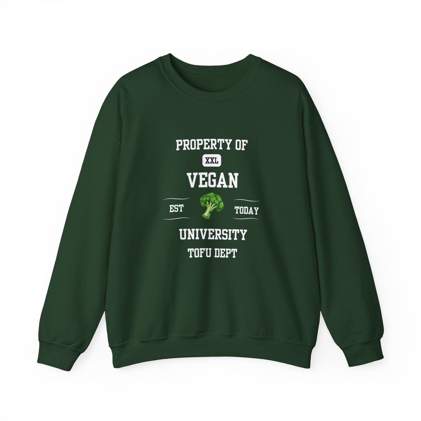 Property of Vegan University Crewneck Sweatshirt