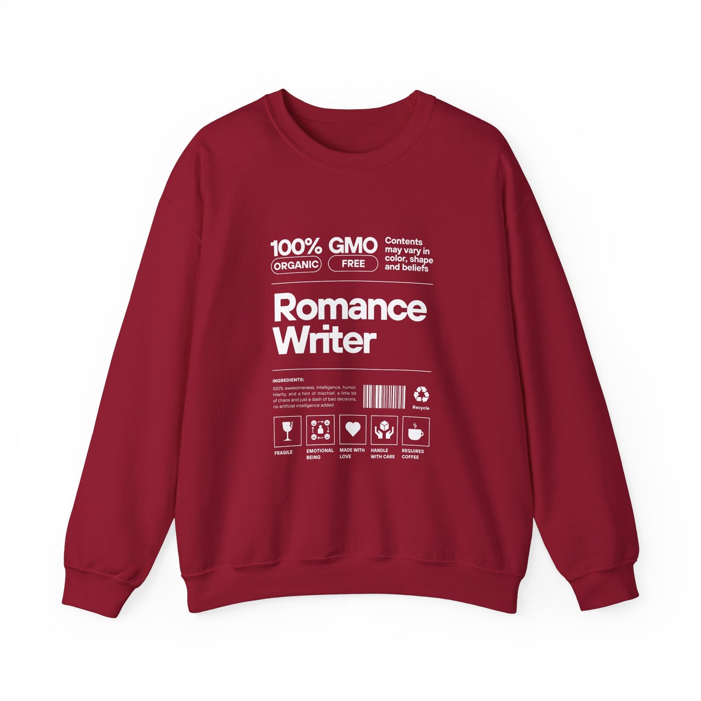 Romance Writer Crewneck Sweatshirt