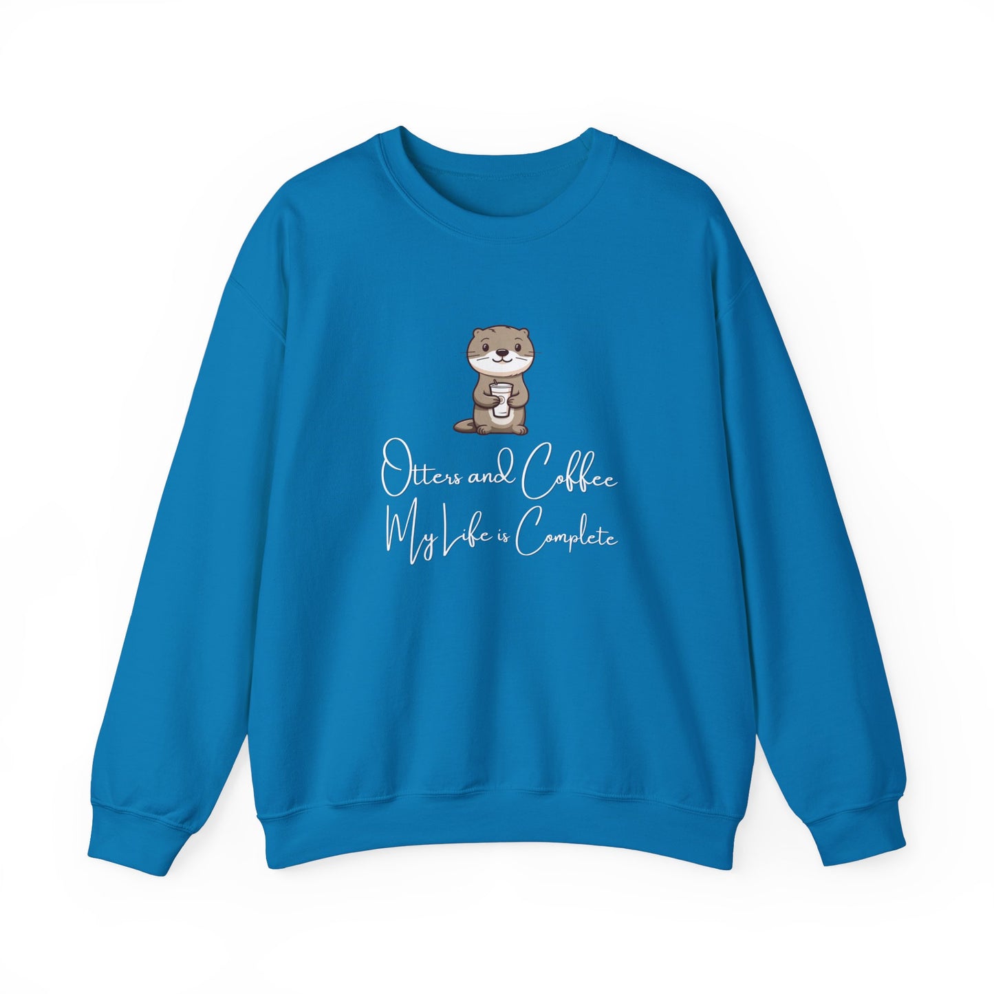 Otters and Coffee Crewneck Sweatshirt