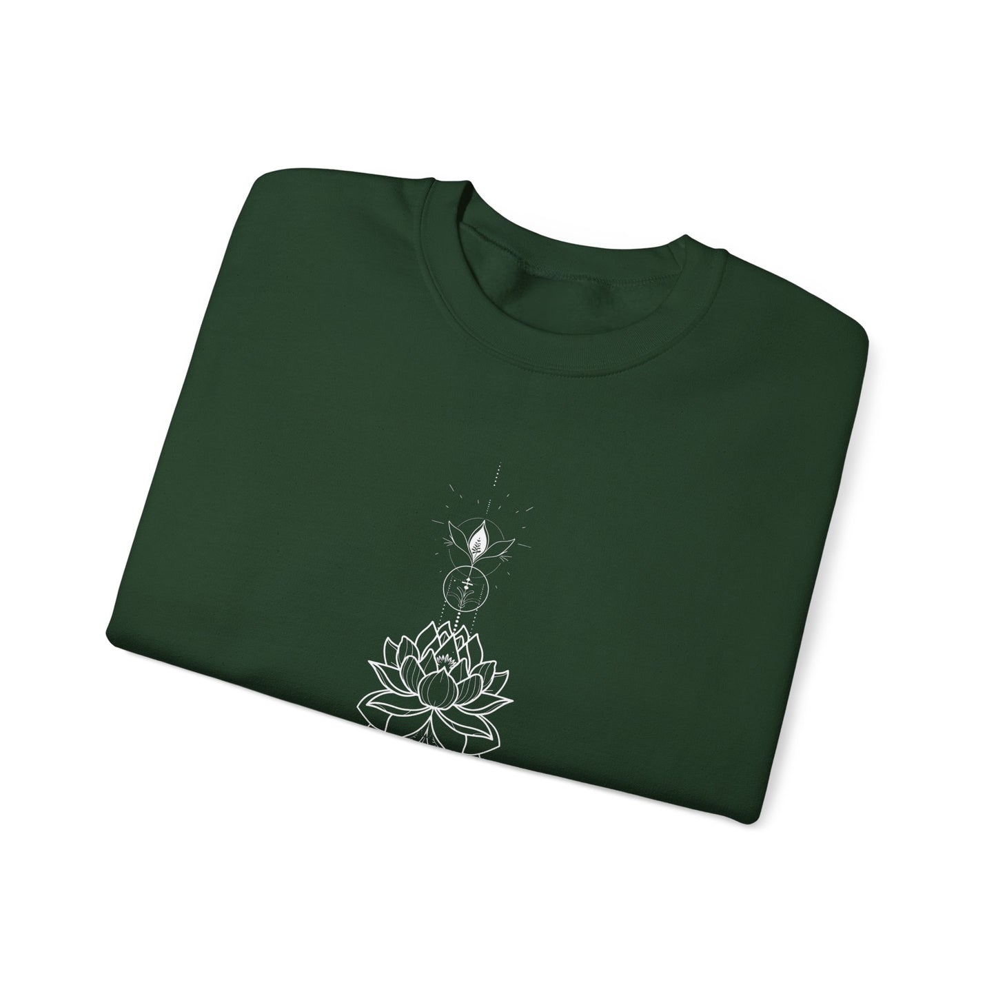 Unalome Lotus Crewneck Sweatshirt