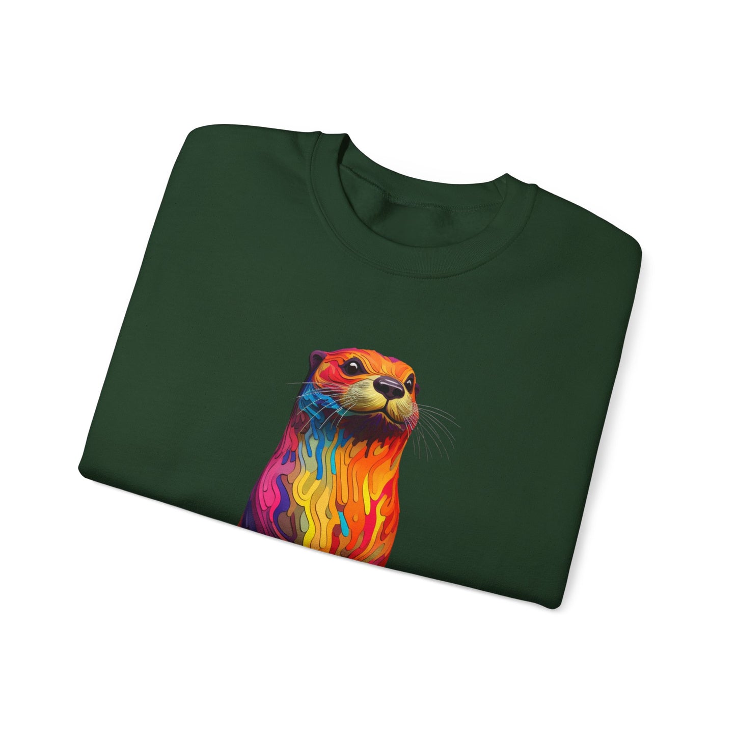 Colorful Otter Crewneck Sweatshirt