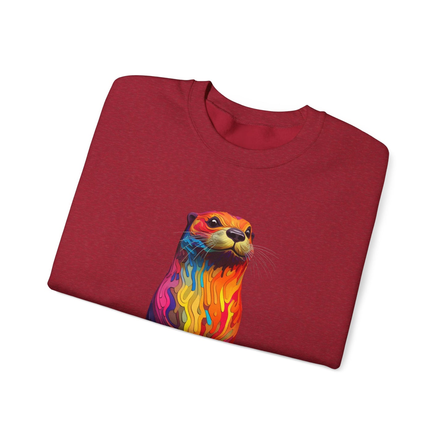 Colorful Otter Crewneck Sweatshirt