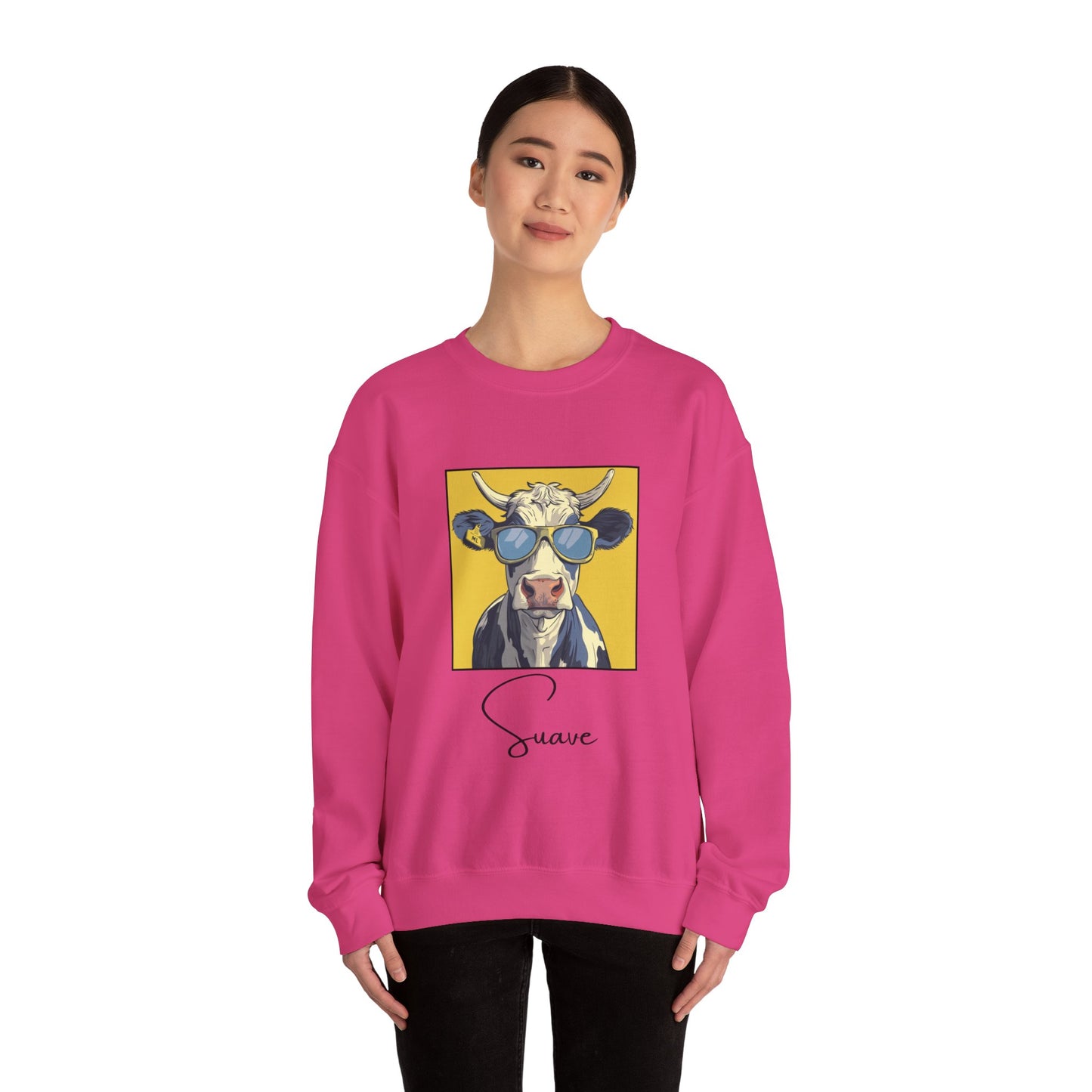 Suave Cow Crewneck Sweatshirt