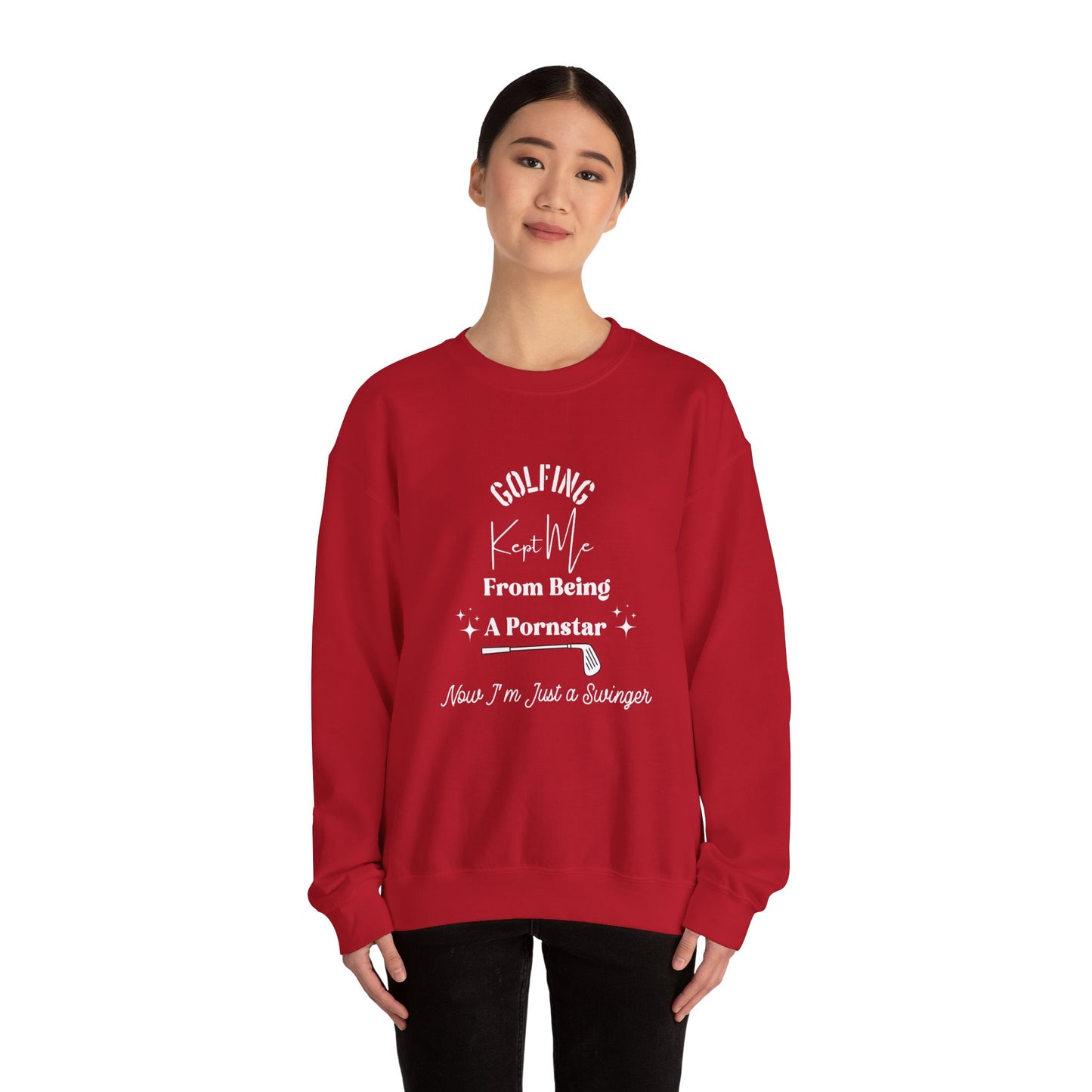 Golfing Pornstar Crewneck Sweatshirt