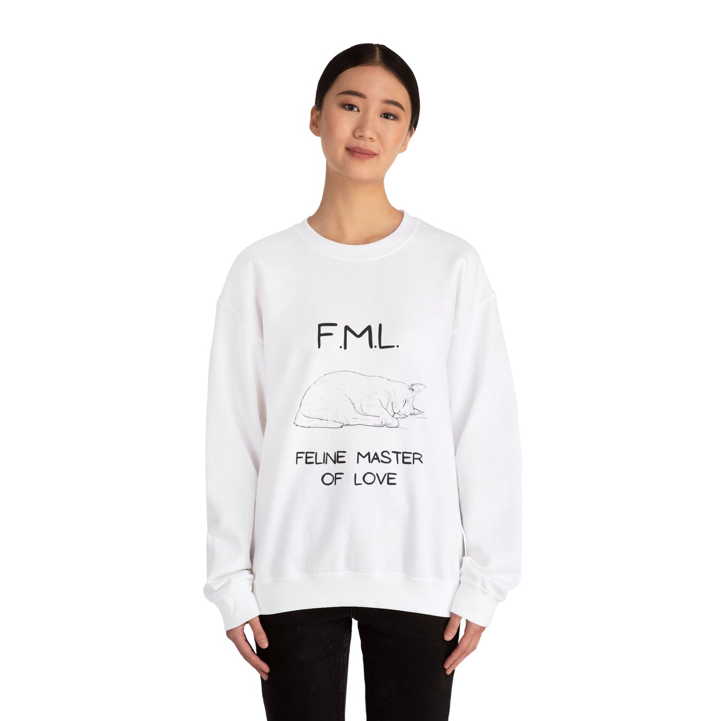 Feline Master of Love Crewneck Sweatshirt