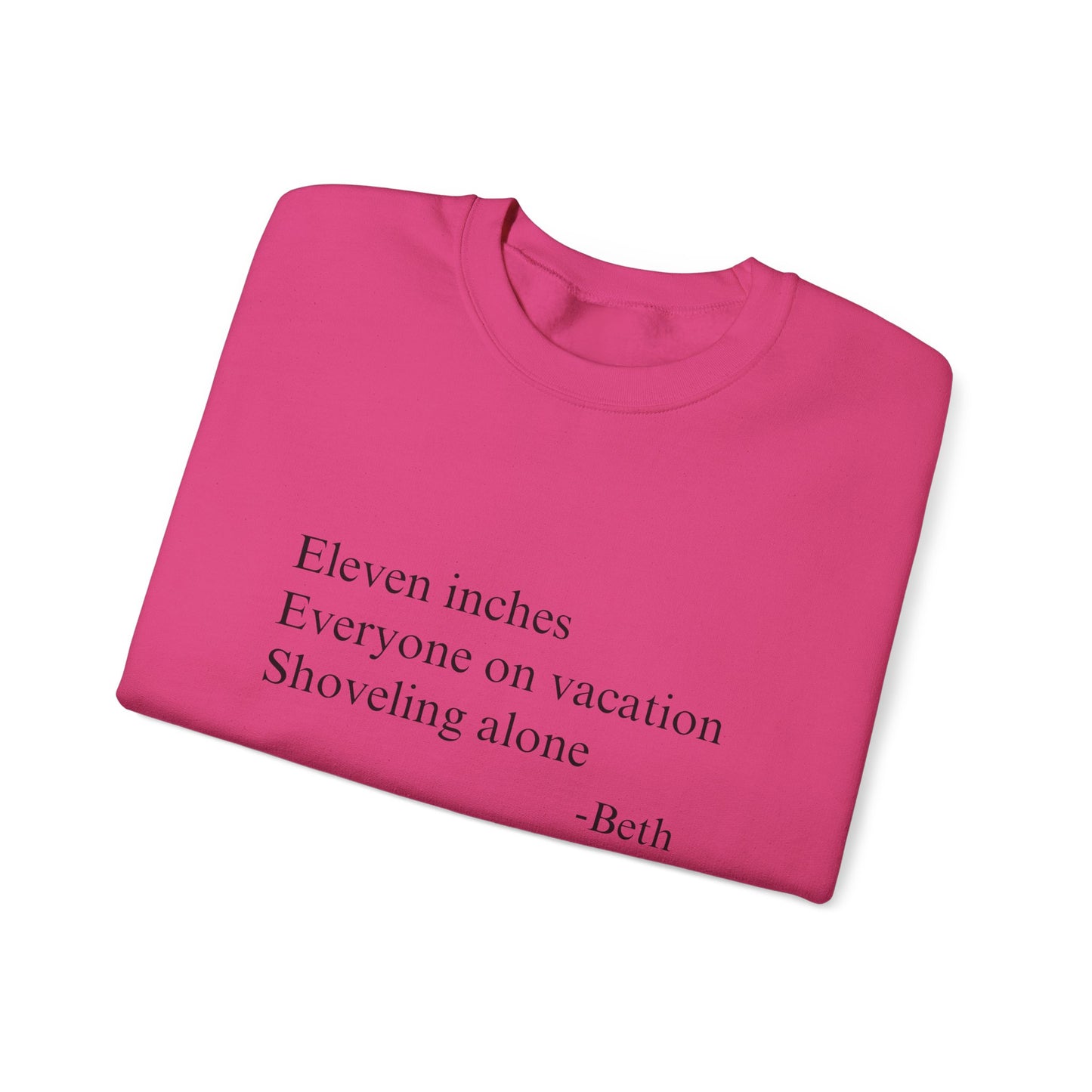 Eleven Inches Crewneck Sweatshirt