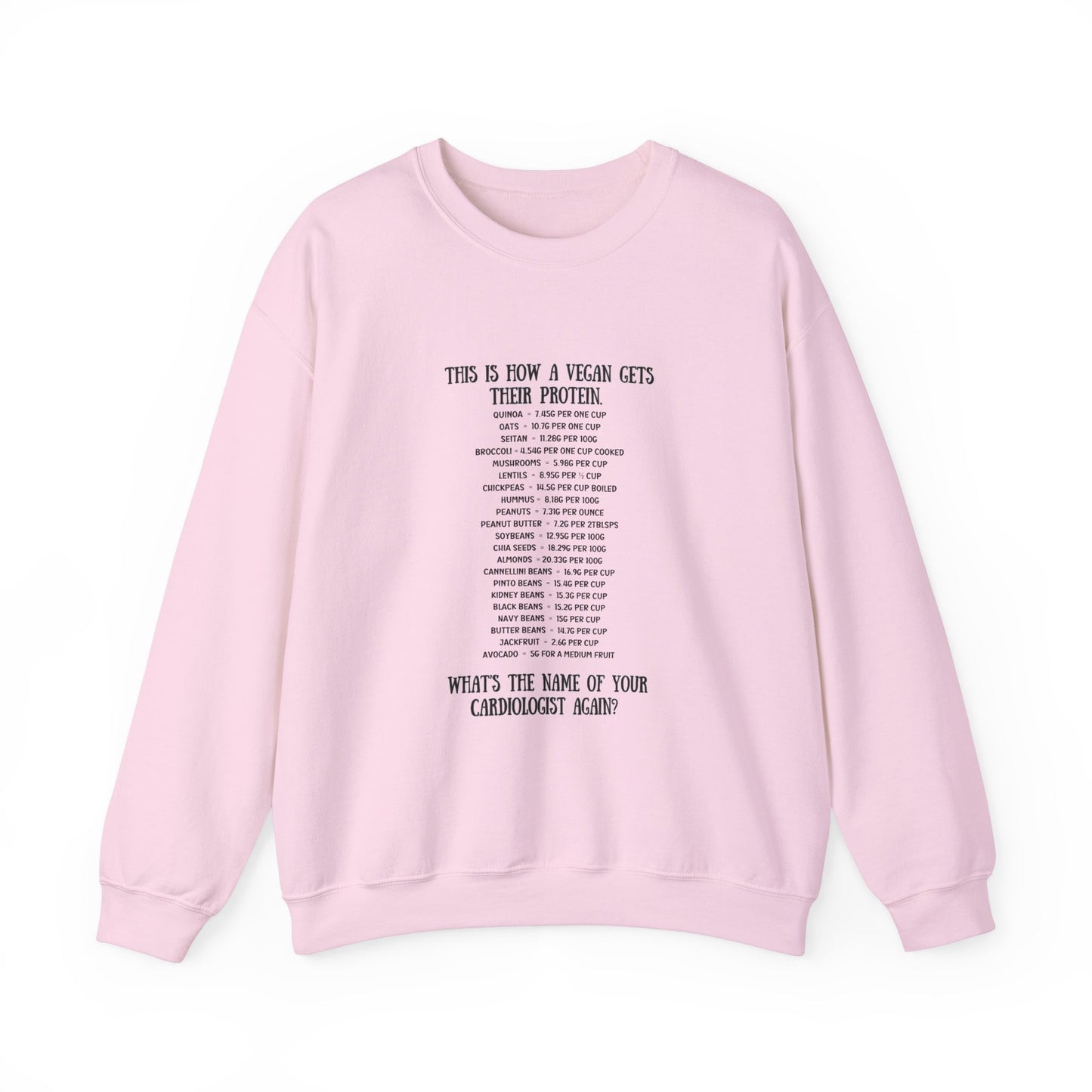 Vegan Protein Crewneck Sweatshirt