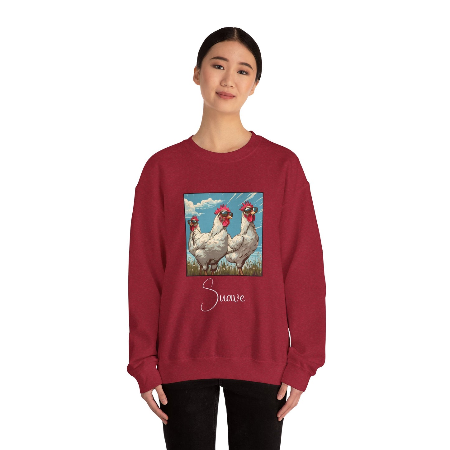 Suave Chicken Crewneck Sweatshirt