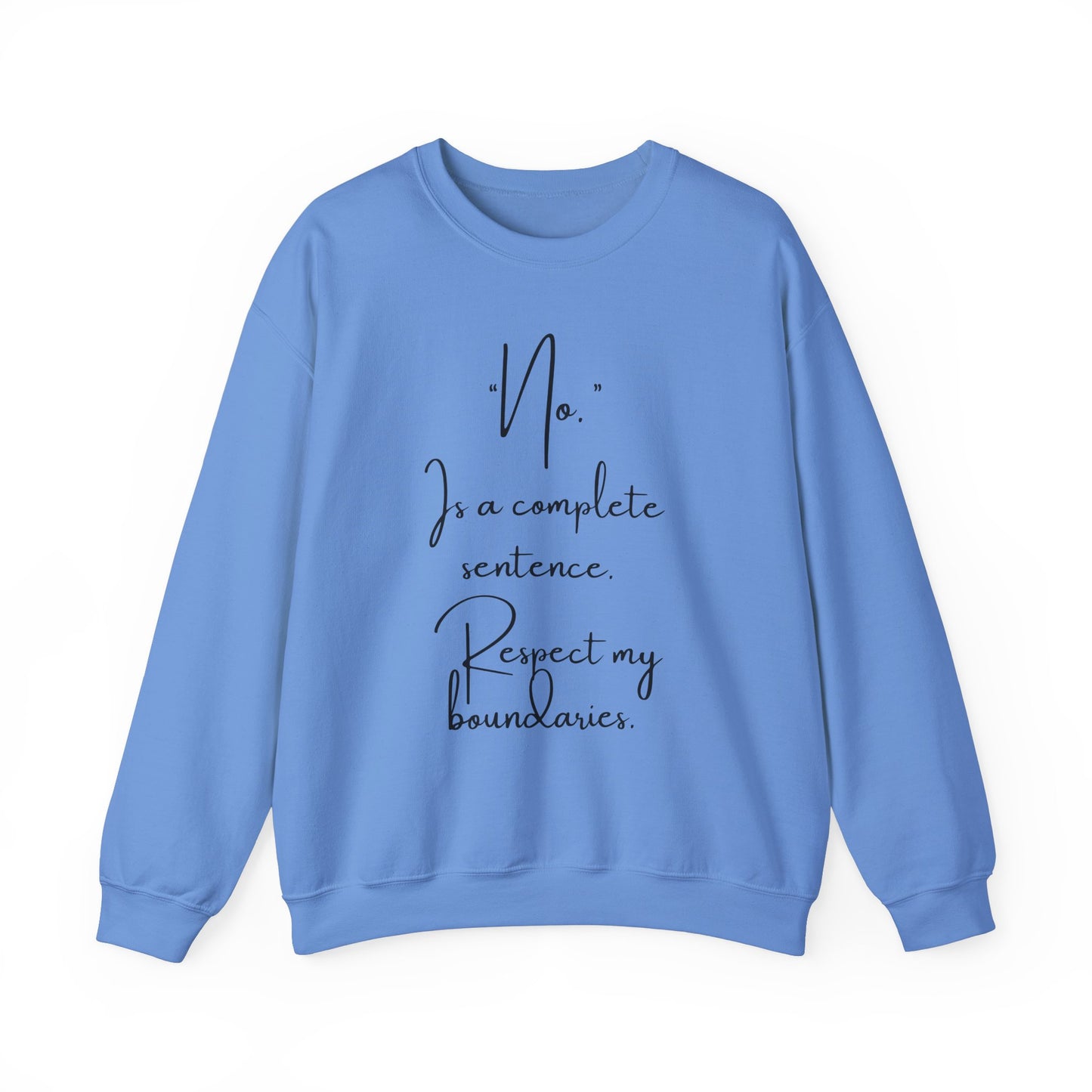 Respect My Boundaries Crewneck Sweatshirt