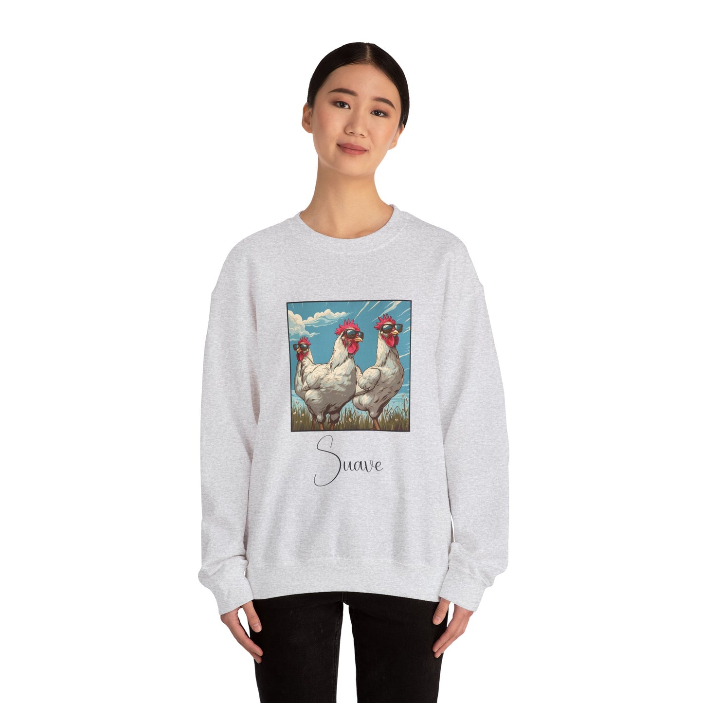 Suave Chicken Crewneck Sweatshirt