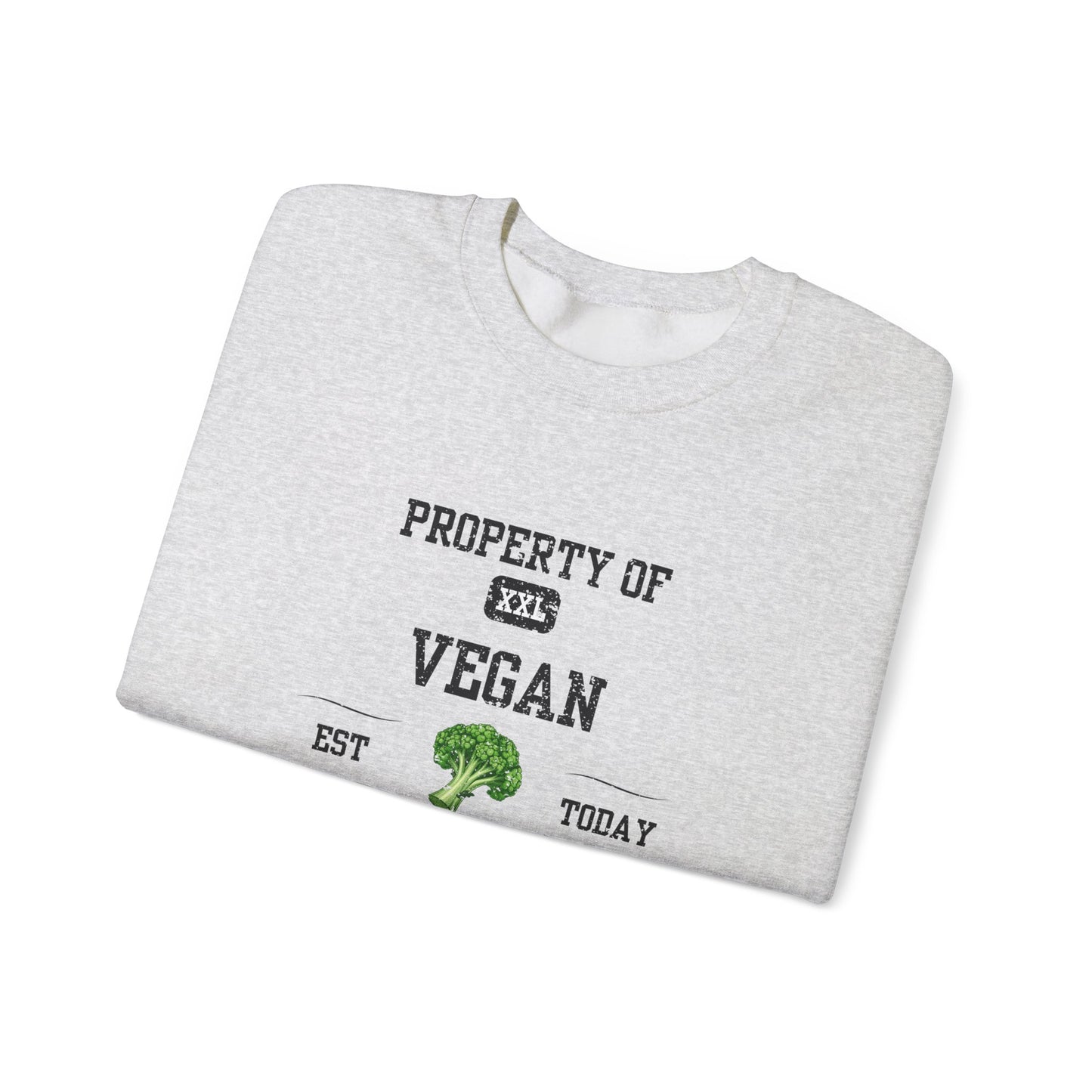 Property of Vegan University Crewneck Sweatshirt