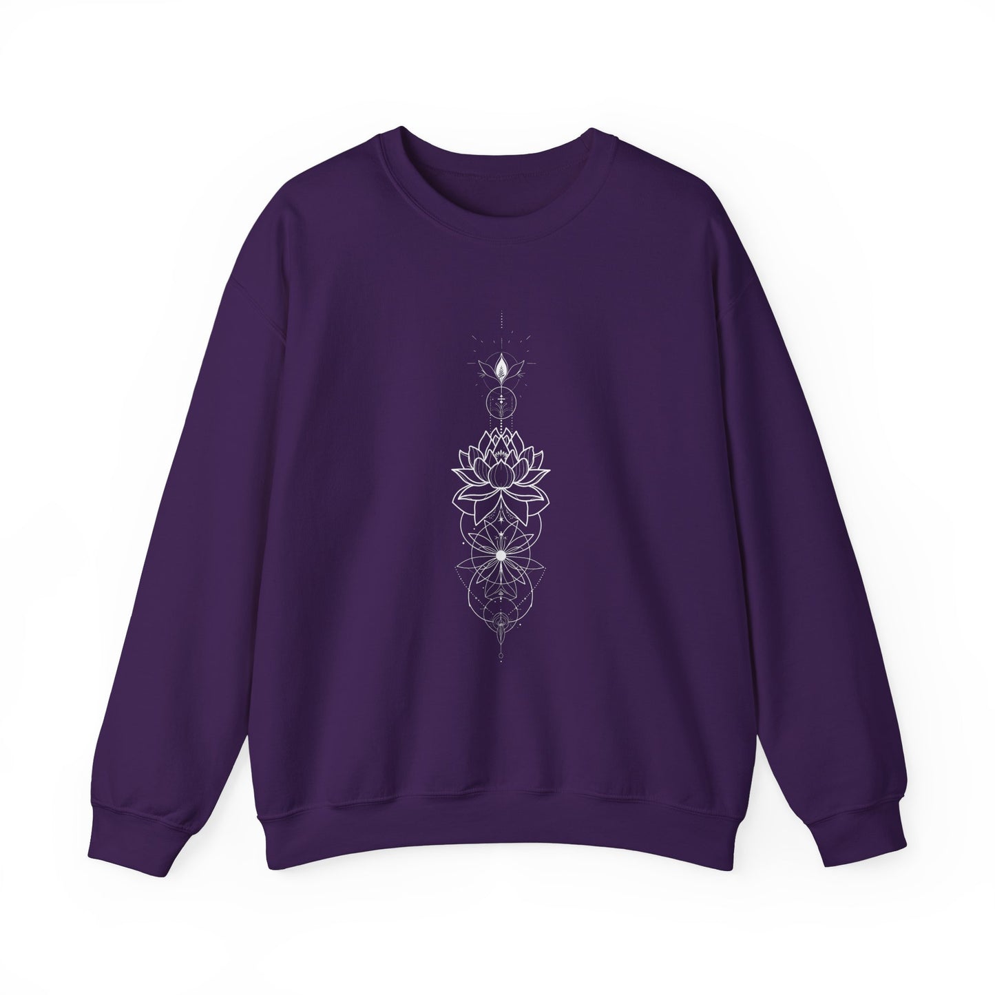 Unalome Lotus Crewneck Sweatshirt