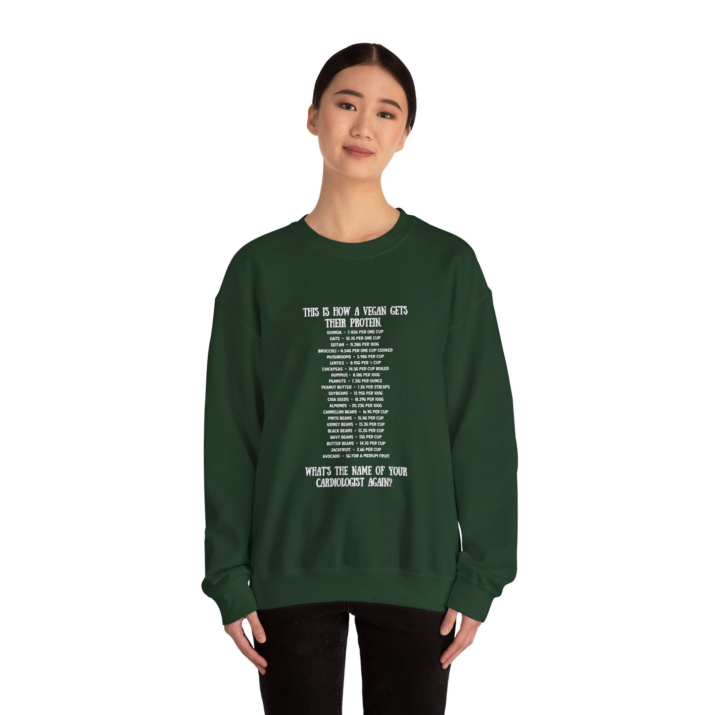 Vegan Protein Crewneck Sweatshirt